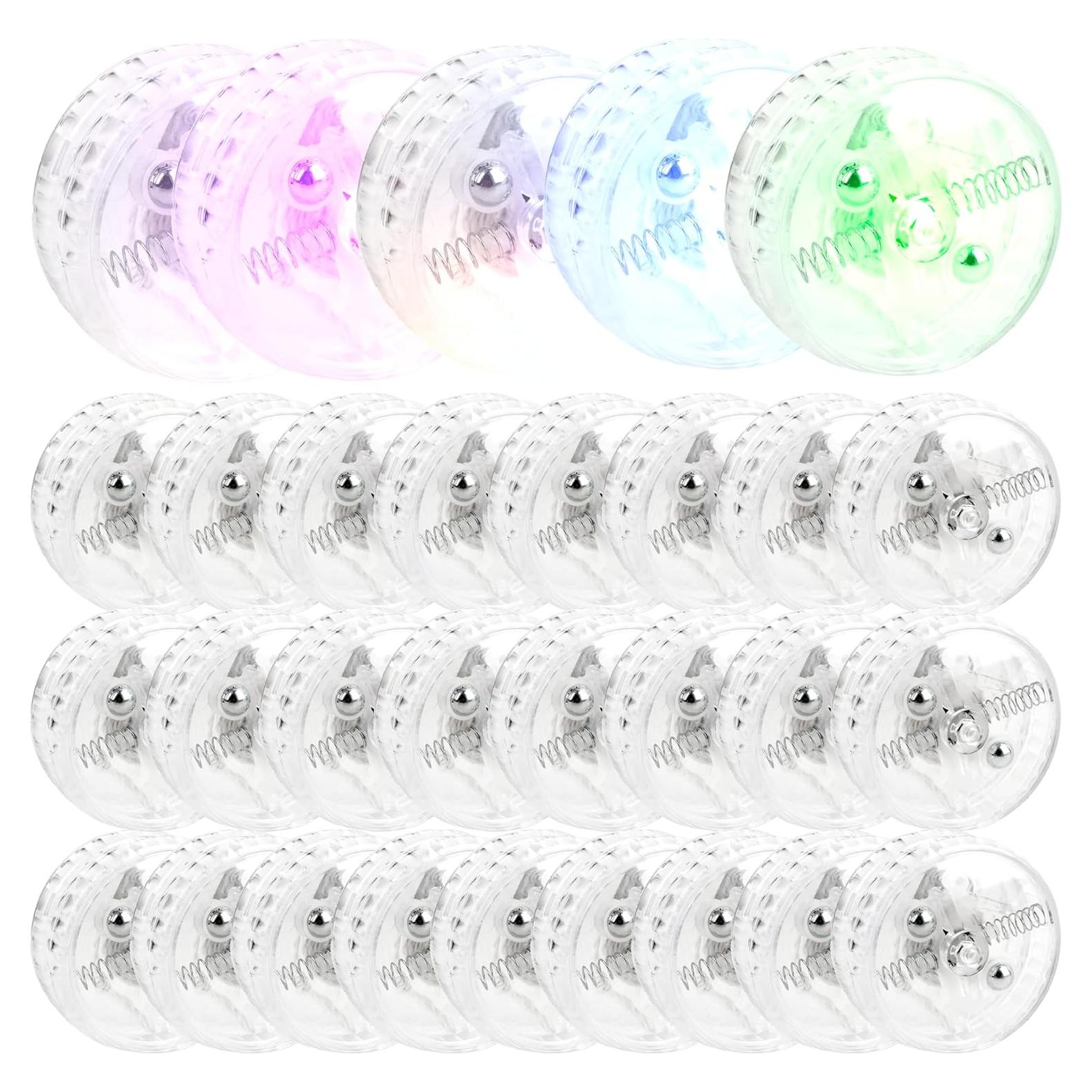 30 Pelotas de Yo Yo LED Iluminadas Octaday para Niños