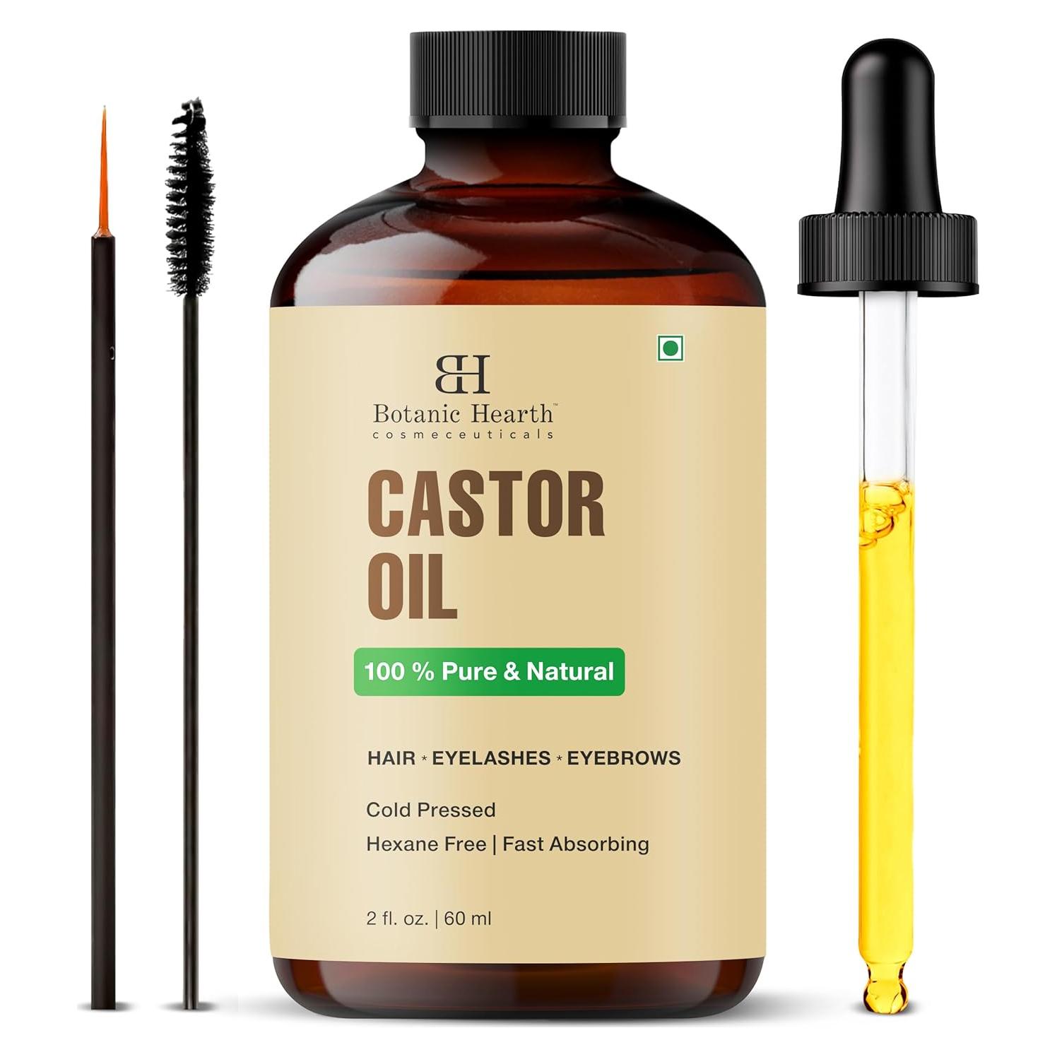 Aceite de Ricino Botanic Hearth 59 ml 100% Puro y Natural