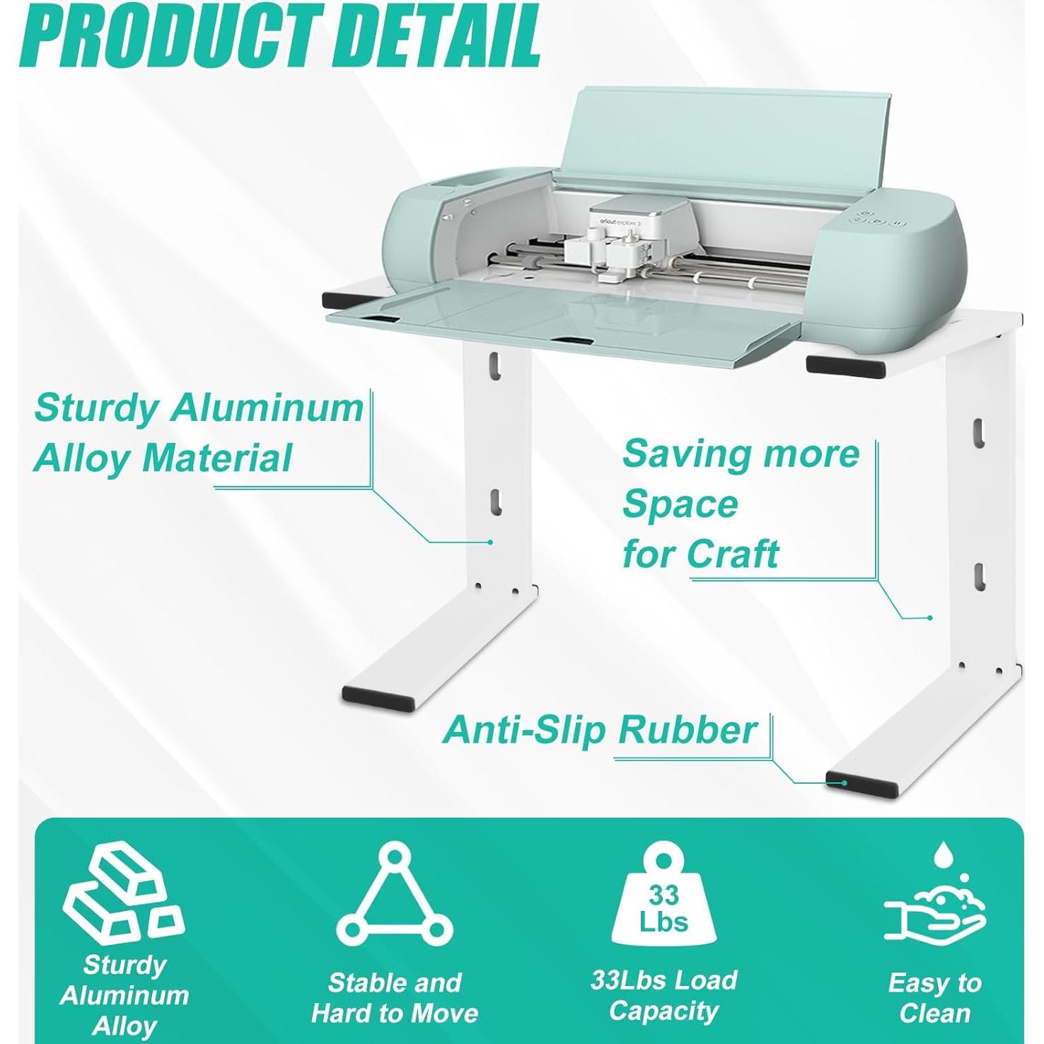 Soporte de patas 2 en 1 Zejoot para Cricut Maker y Explore