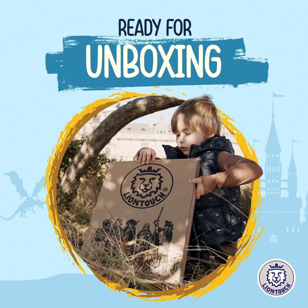 Espada y Escudo Caballero Noble Liontouch Azul 3-8 Años