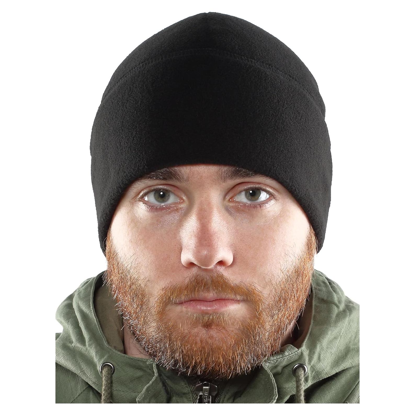 Gorro de forro polar 2Sabers para invierno - Negro