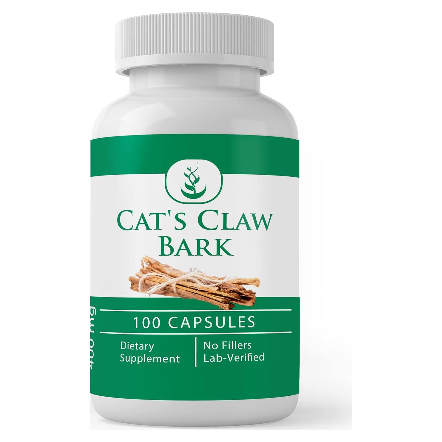 Corteza de Uña de Gato 100 Cápsulas Puras Sin Aditivos