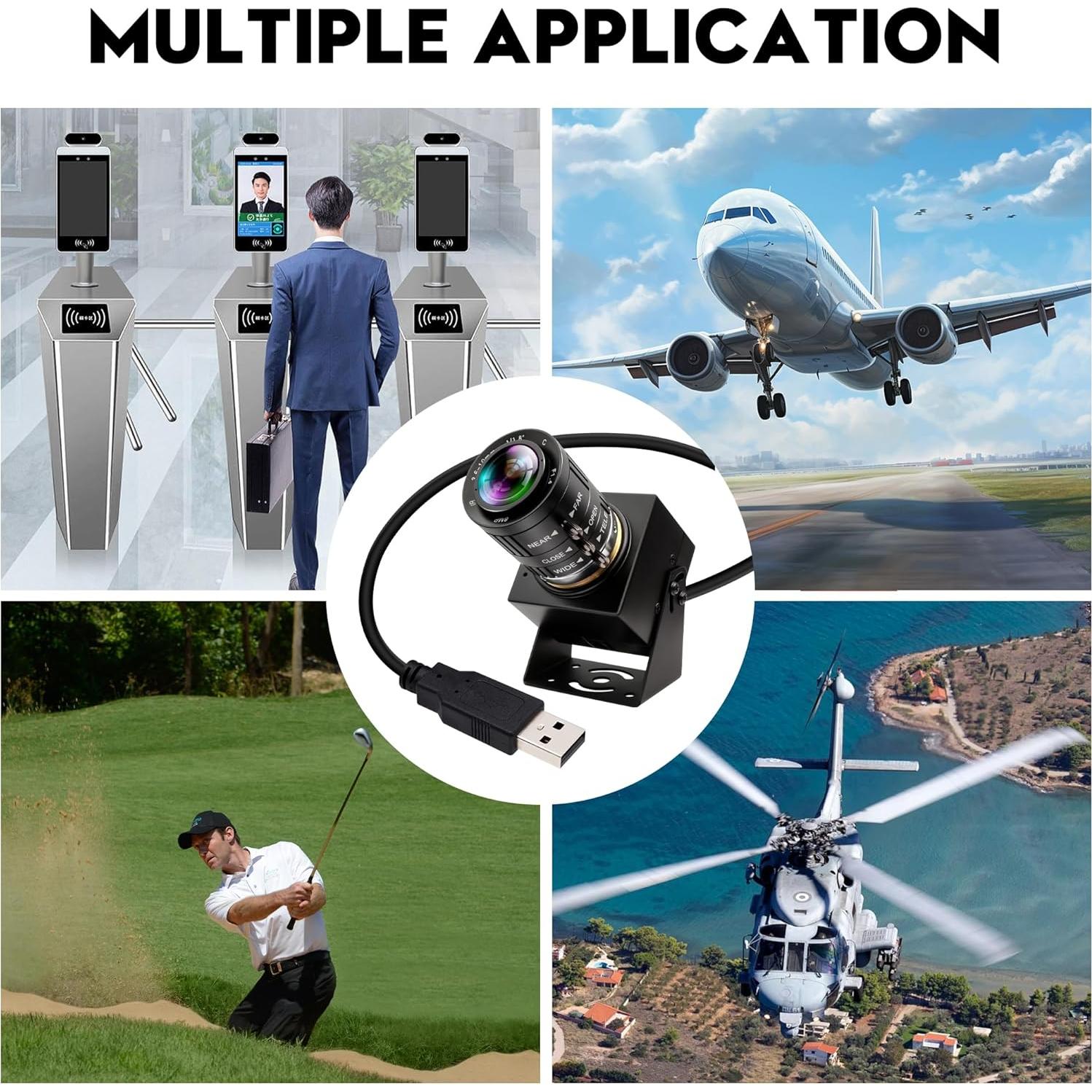 Cámara USB 5MP IFWATER con obturador global 1944P 50FPS