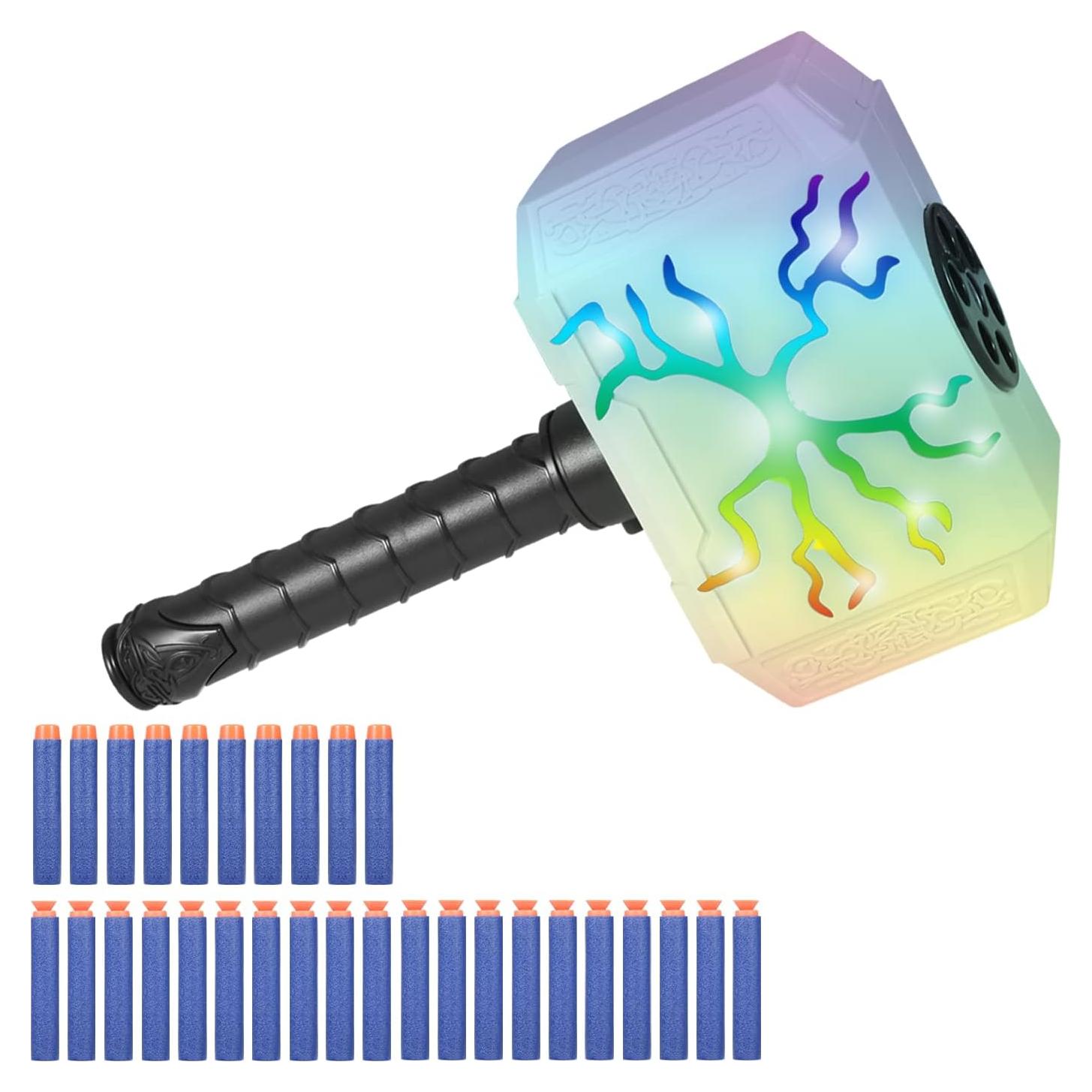 Martillo Lanzador de Dardos Coophit Mjolnir con Luces