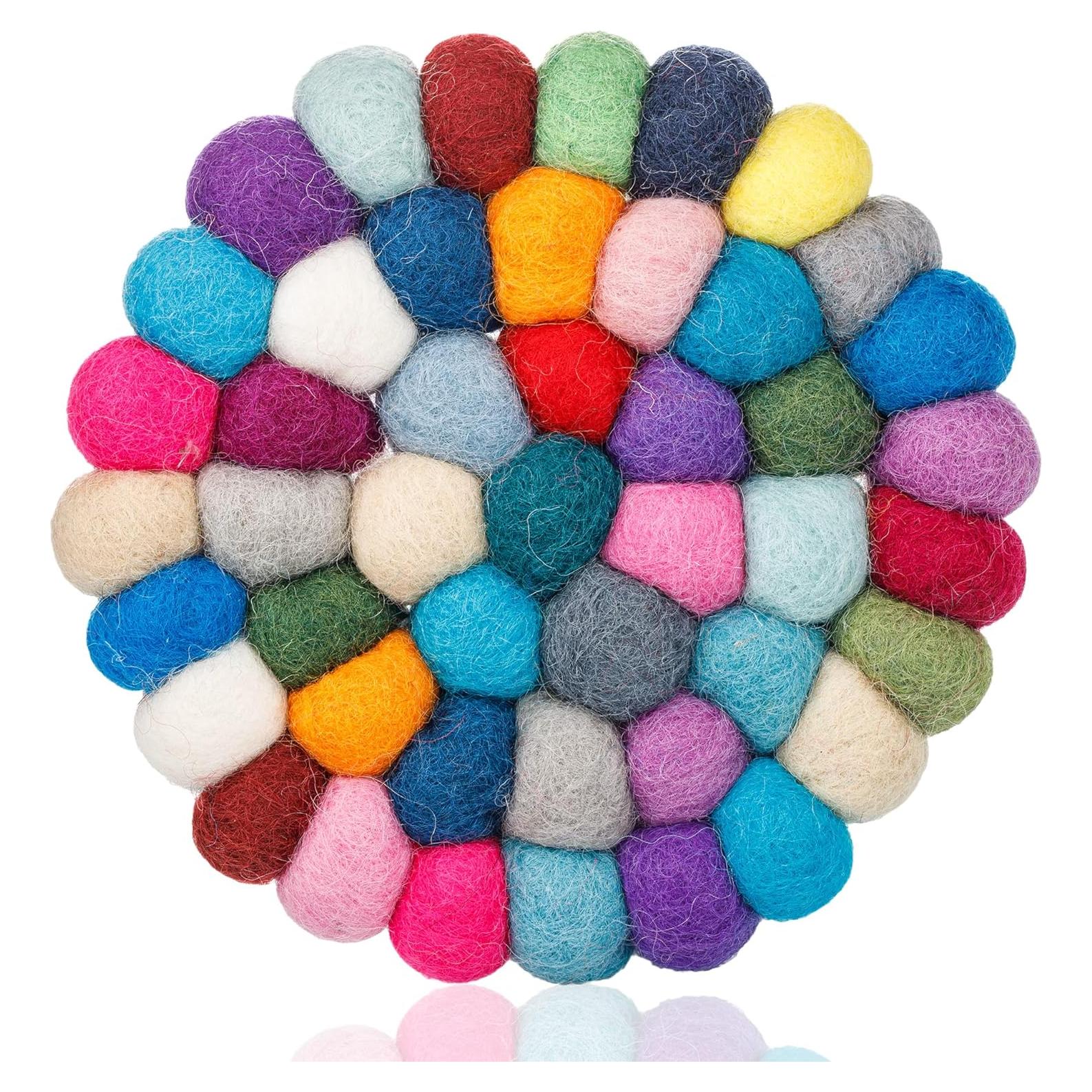 Cojín para Cuenco Cantador ZenBless 8 cm Lana Hecho a Mano