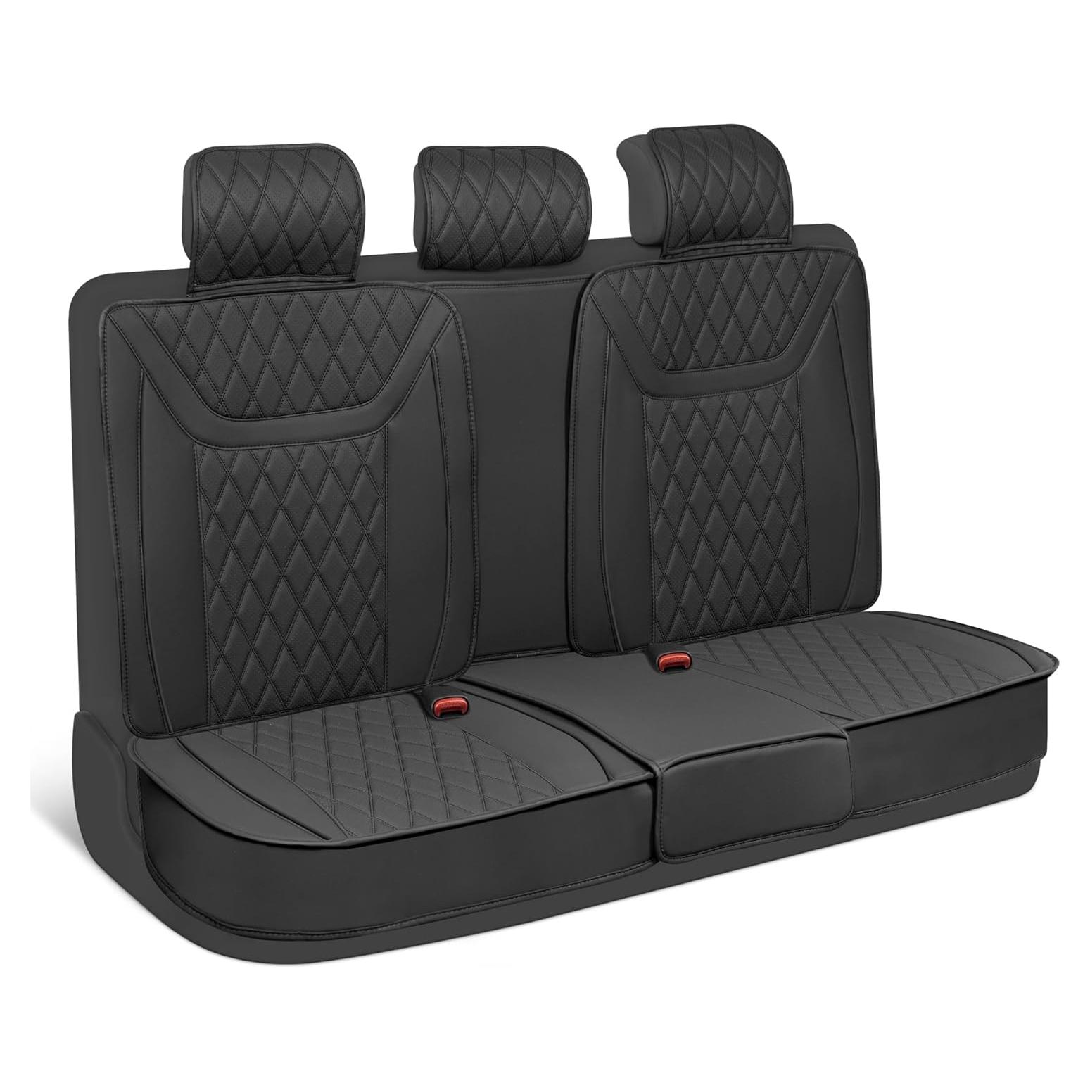 Funda de Asiento Trasero MotorBox Cuero Sintético Ranch Negro