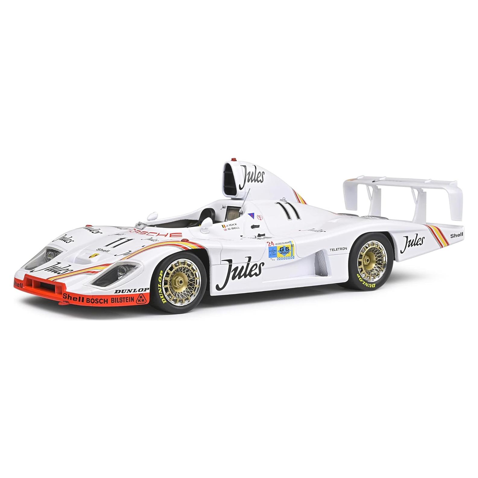 Modelo a Escala 1:18 Solido Porsche 936#11 1981 Blanco