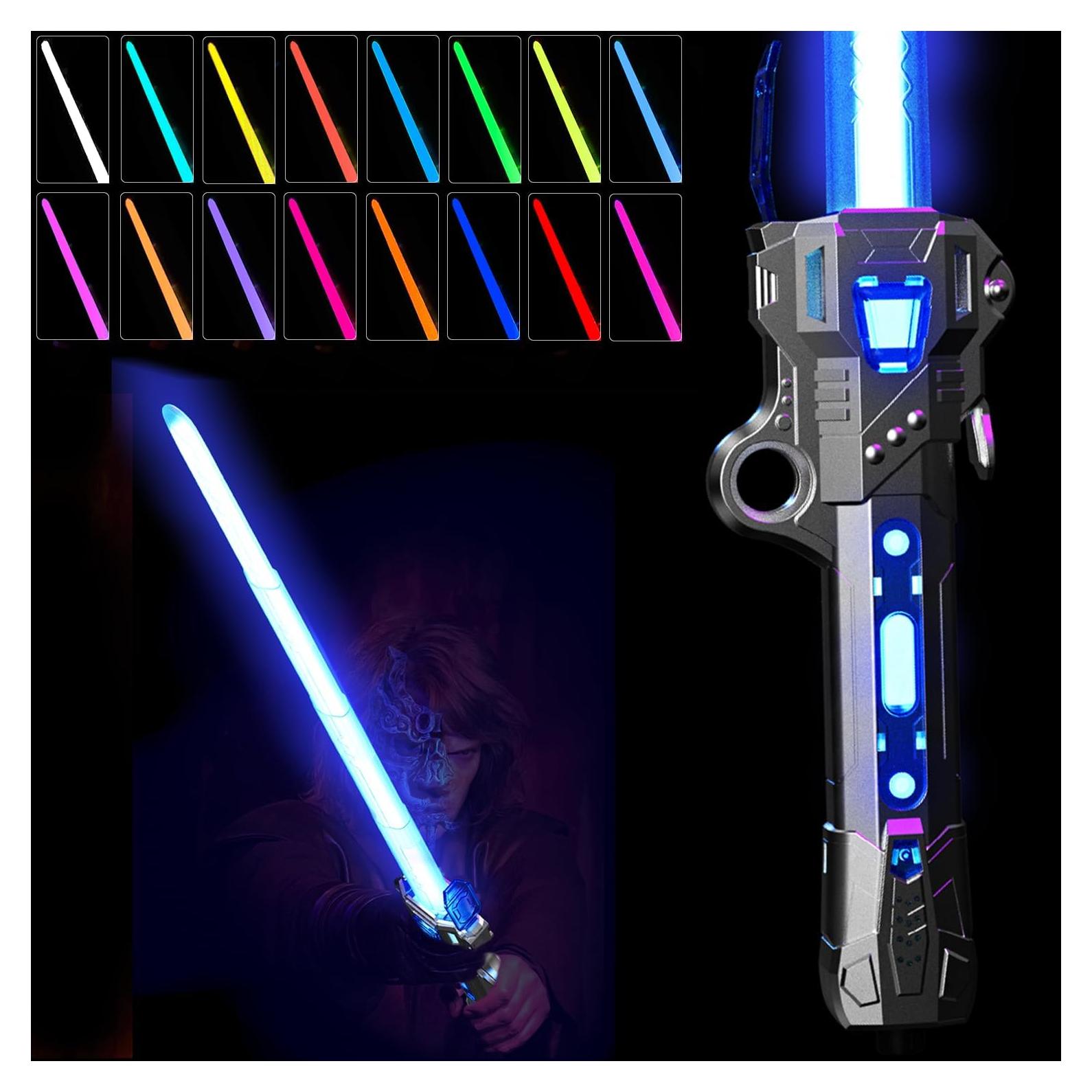 Sable de Luz Recargable NizHome 16 Colores con Sonido