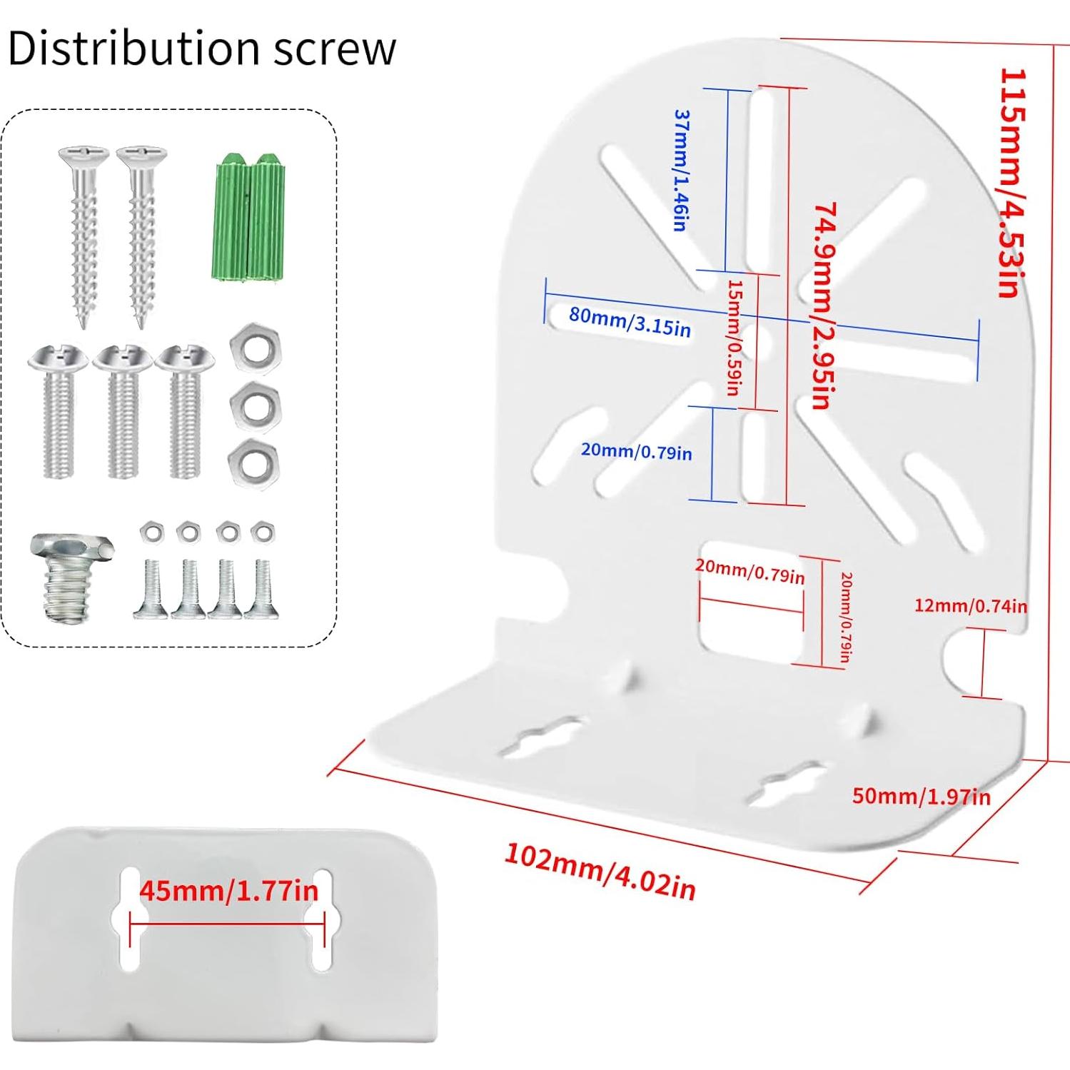 Soporte de Cámara de Seguridad Universal NVRTTRR XBQ-2.5 (2 Unidades)