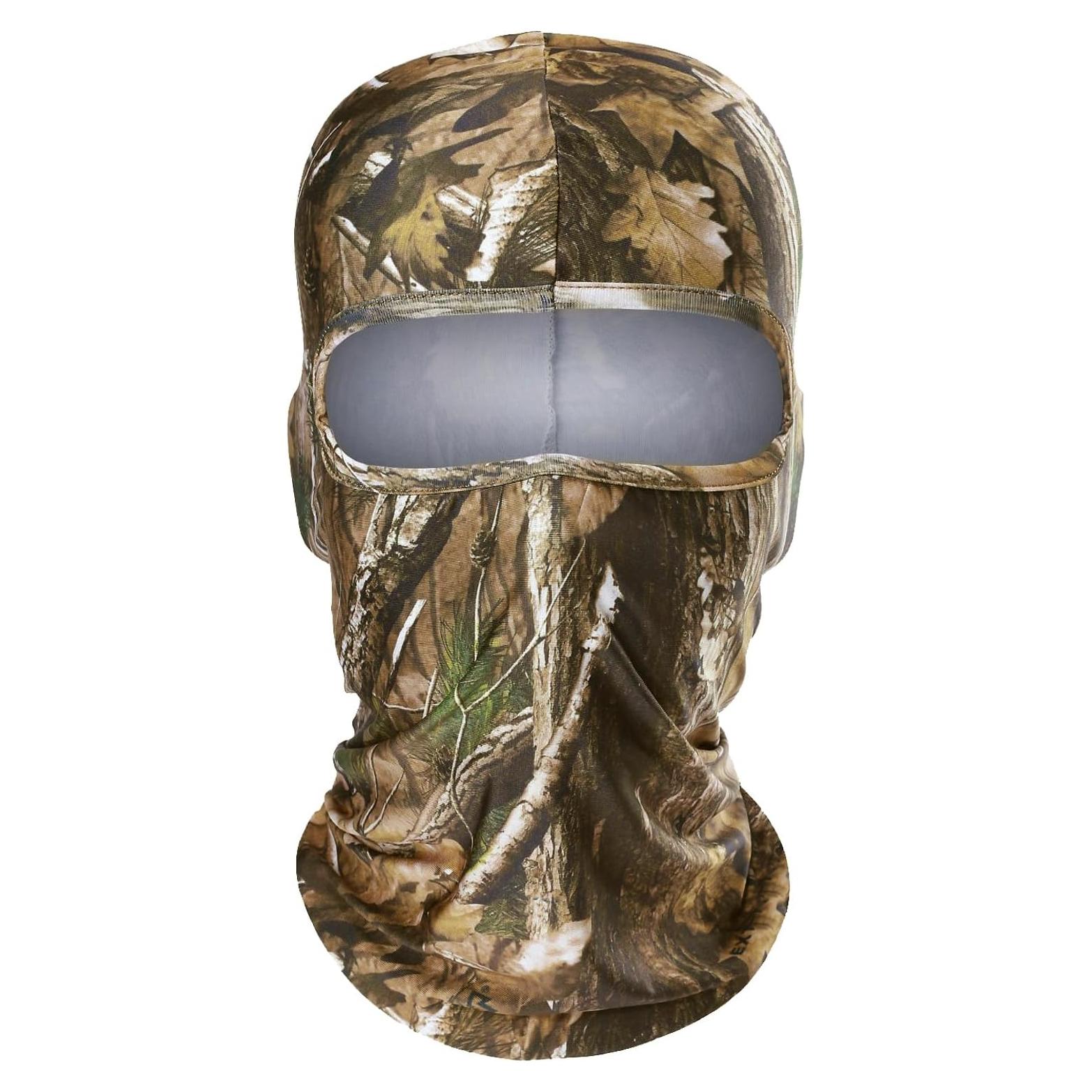 Máscara Facial Camo WTACTFUL para Caza - Transpirable y Ligera