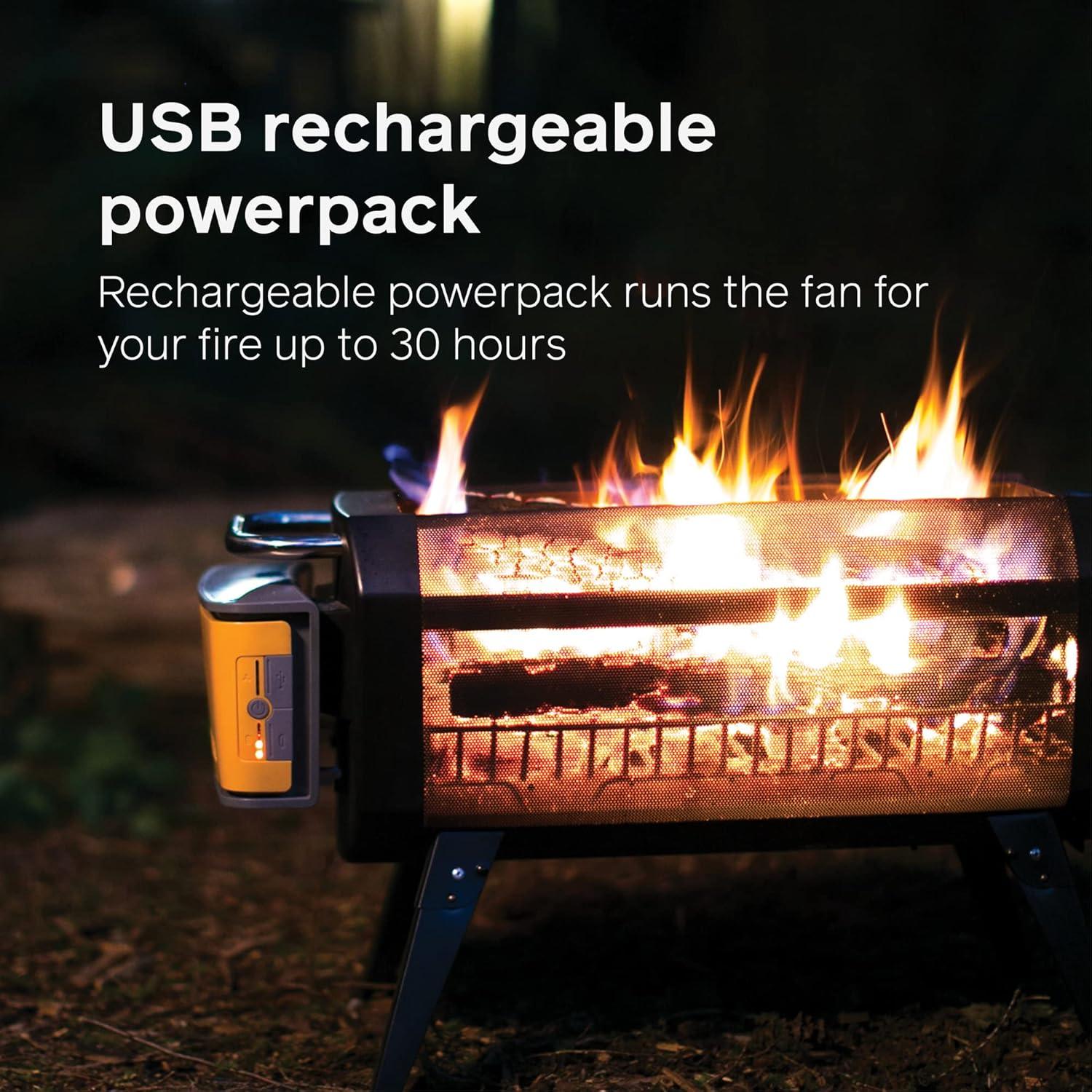 BioLite FirePit+ Hoguera y Parrilla Sin Humo + Bolsa