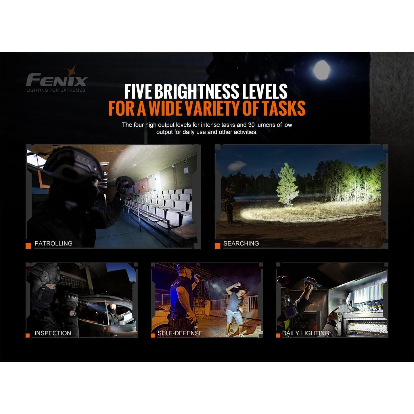 Linterna Táctica Fenix TK20R v2.0 3000 Lúmenes USB-C