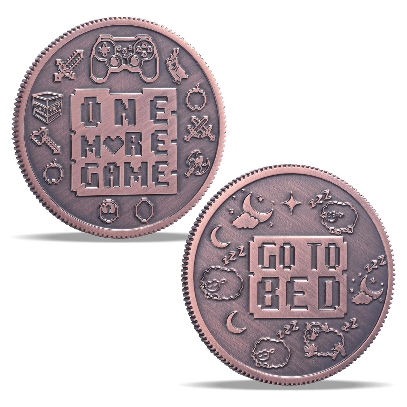 Moneda Decisora Doble Cara LParkin 40mm para Gamers