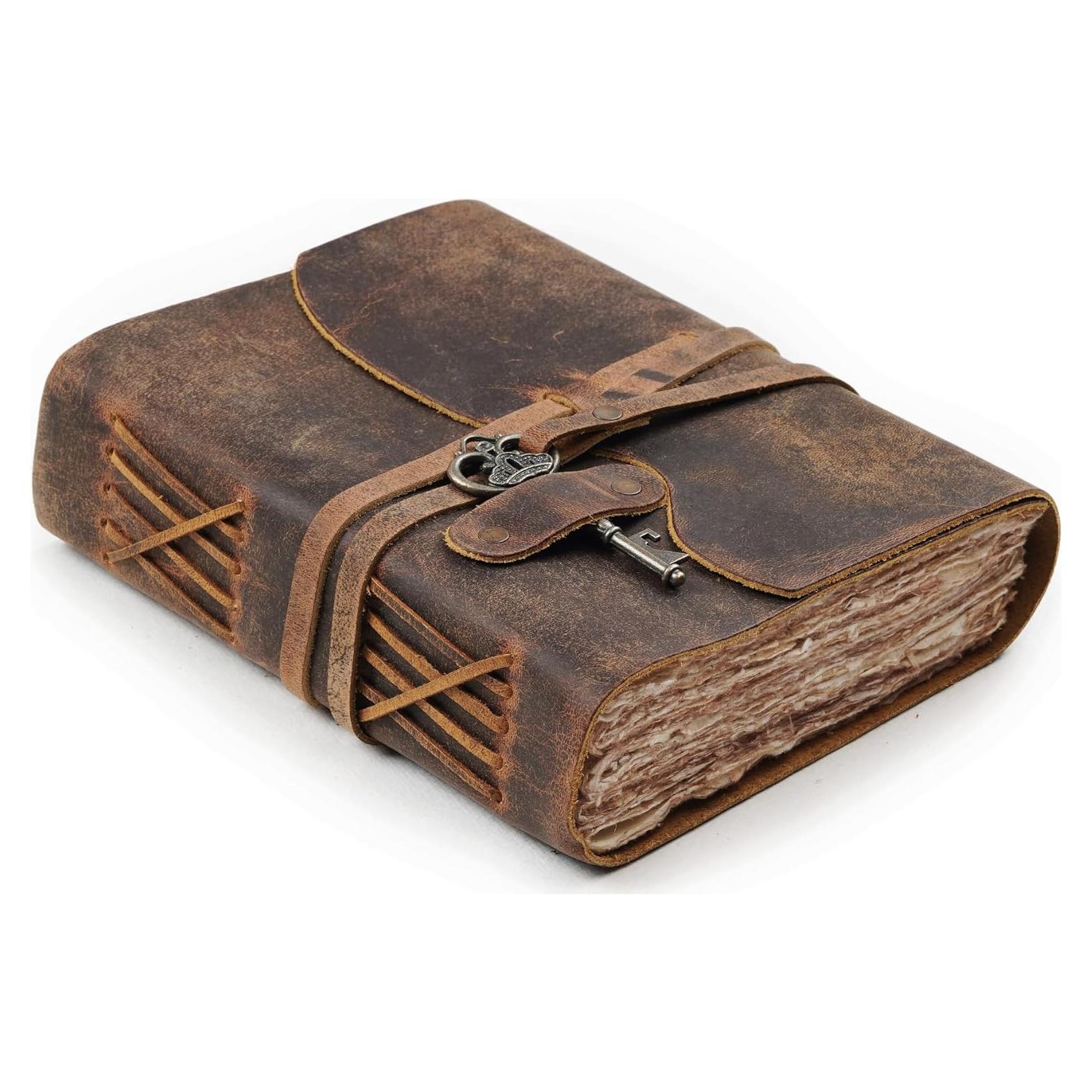 Diario de Cuero Vintage Leather Village 200 Páginas A6