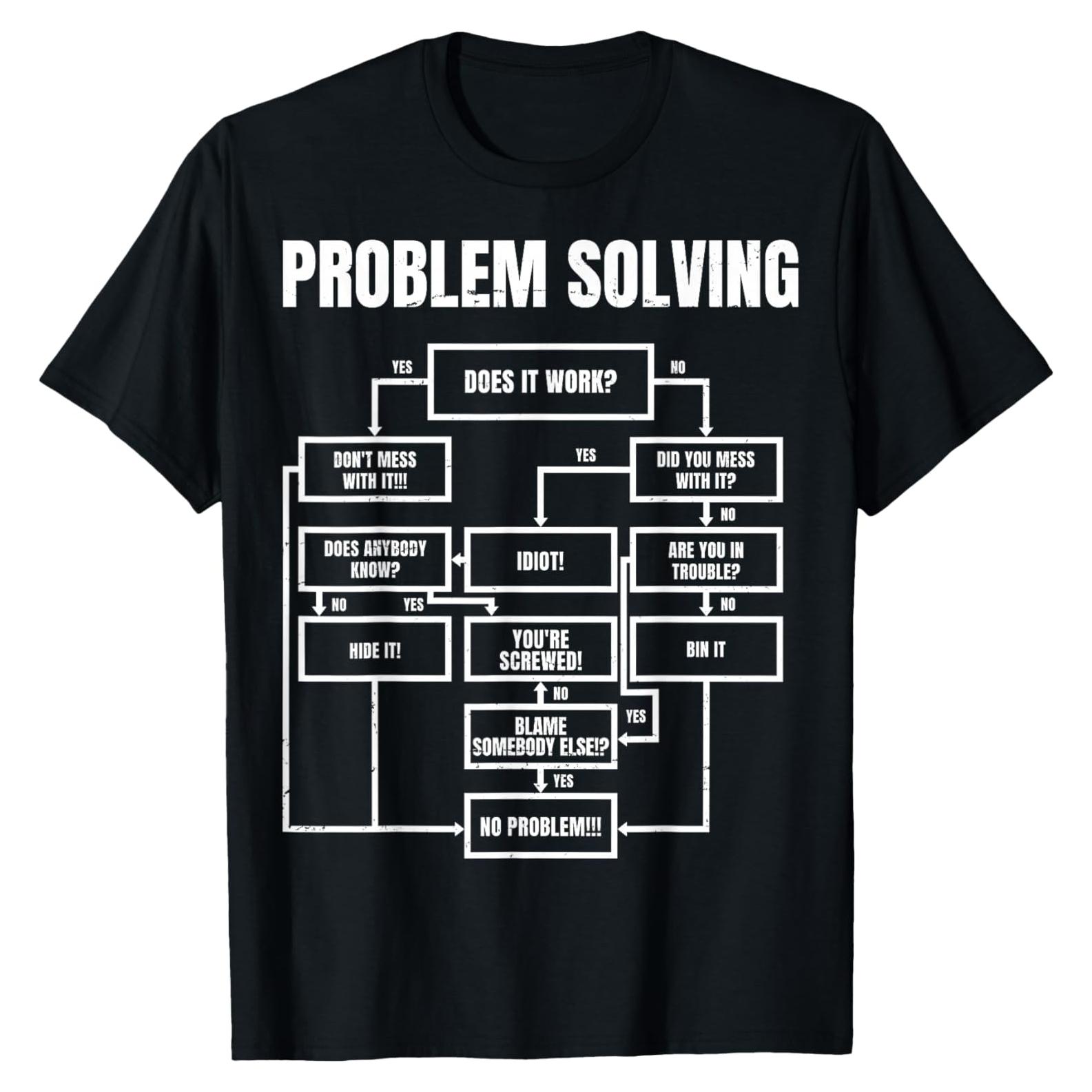 Camiseta Geek de Resolución de Problemas para Hombres - Ciencia Genial