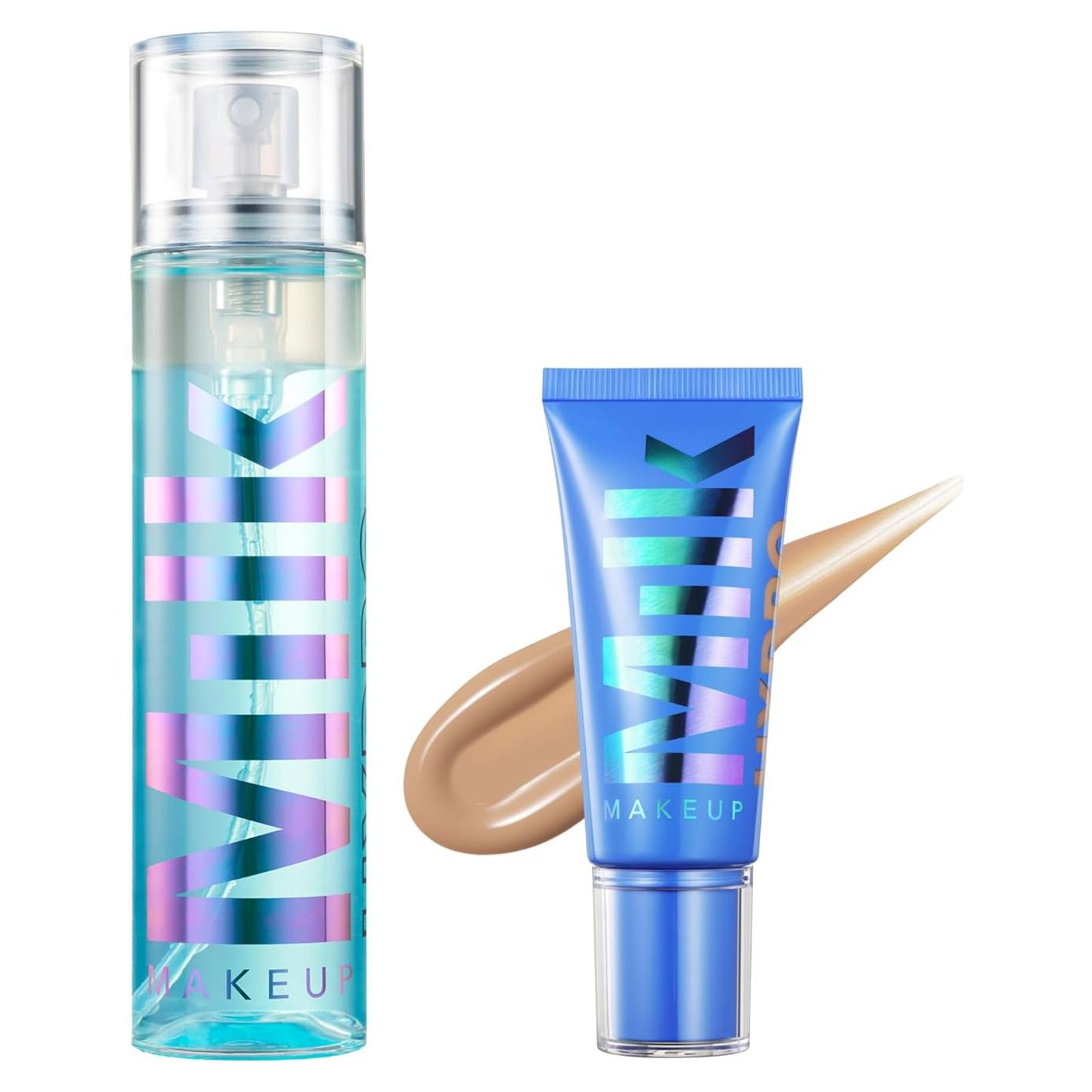 Paquete Hydro Grip Milk Makeup - Primer, Tinte y Spray Fijador