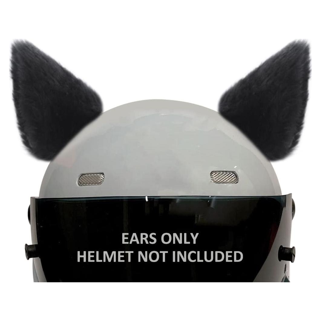 Accesorios para Casco WAYUTO Orejas Peludas para Ciclismo y Motociclismo