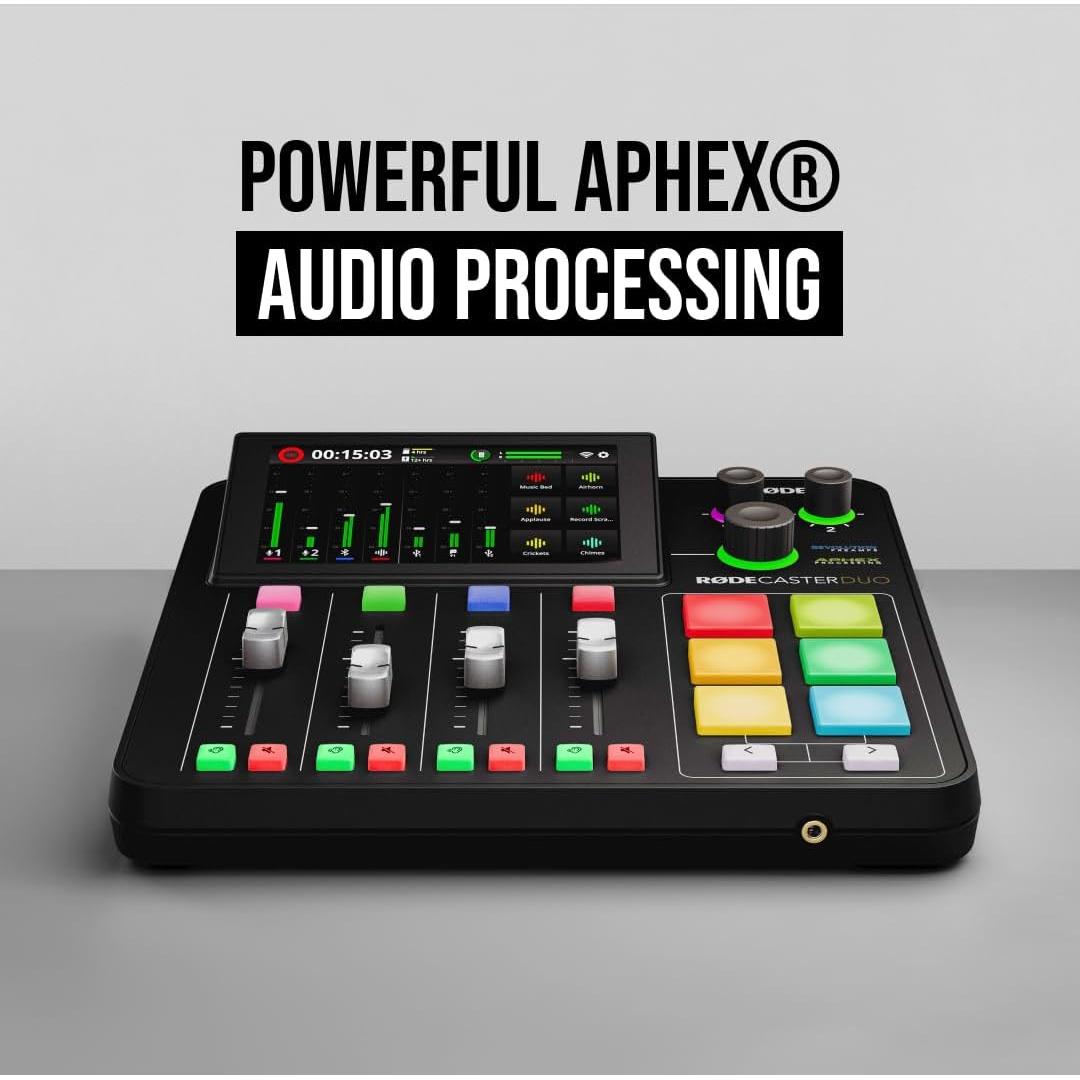 RØDECaster Duo Estudio de Producción Todo-en-Uno Negro