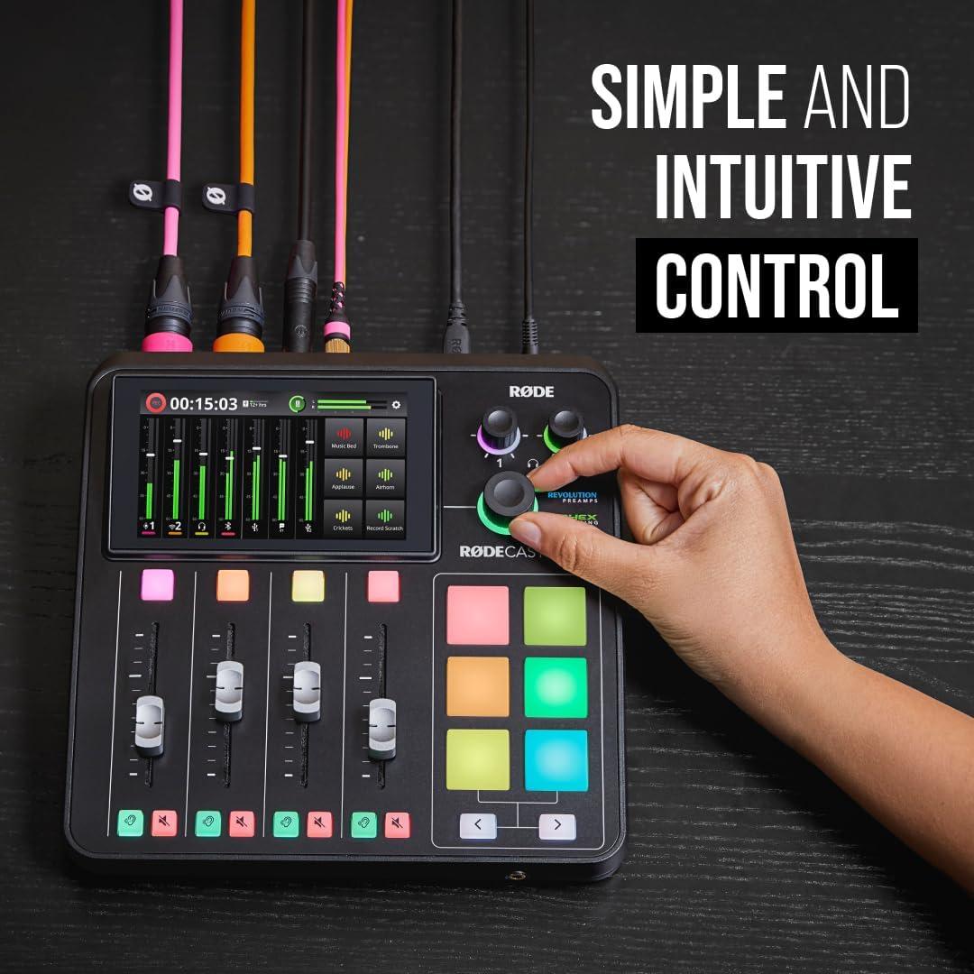 RØDECaster Duo Estudio de Producción Todo-en-Uno Negro