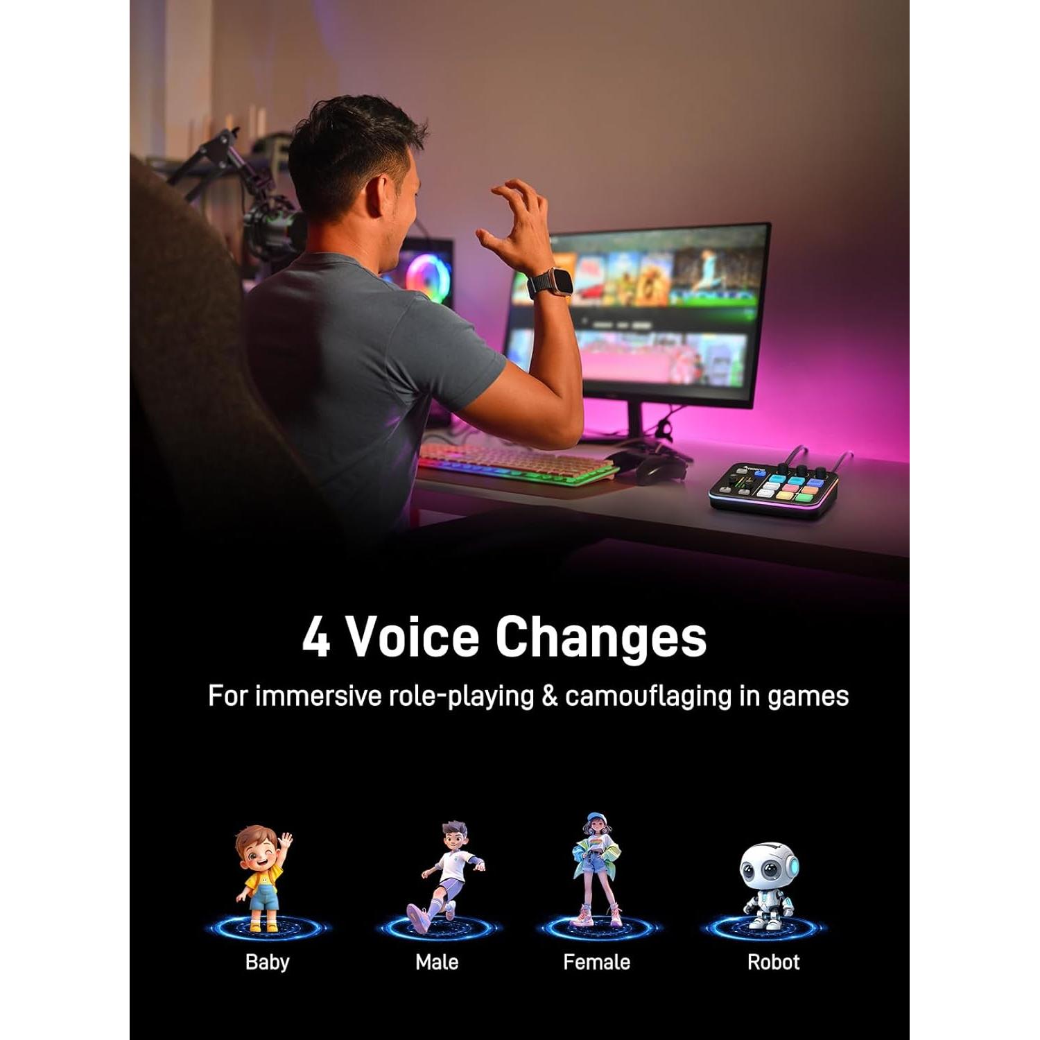 Kit de Streaming MAONO MaonoCaster PD200XS & G1 NEO RGB