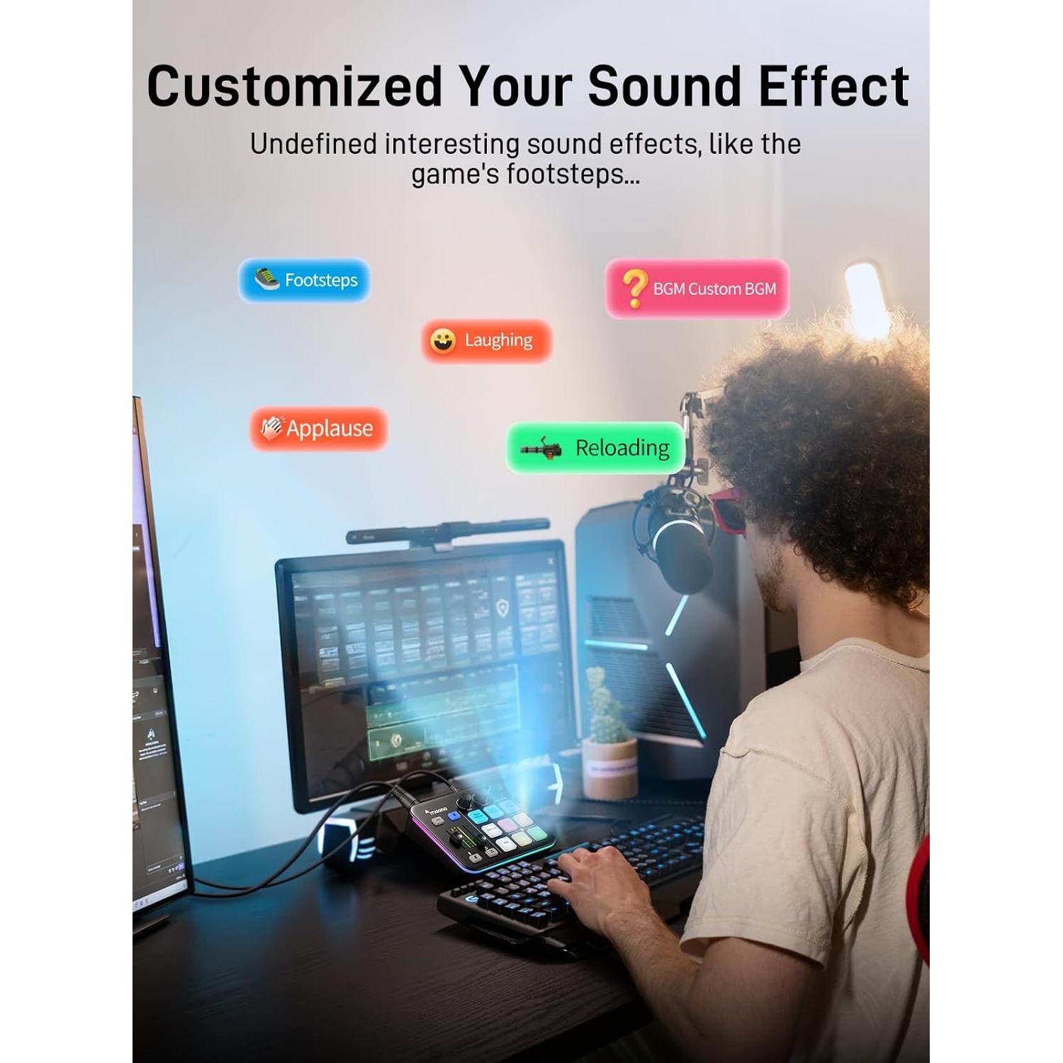 Kit de Streaming MAONO MaonoCaster PD200XS & G1 NEO RGB