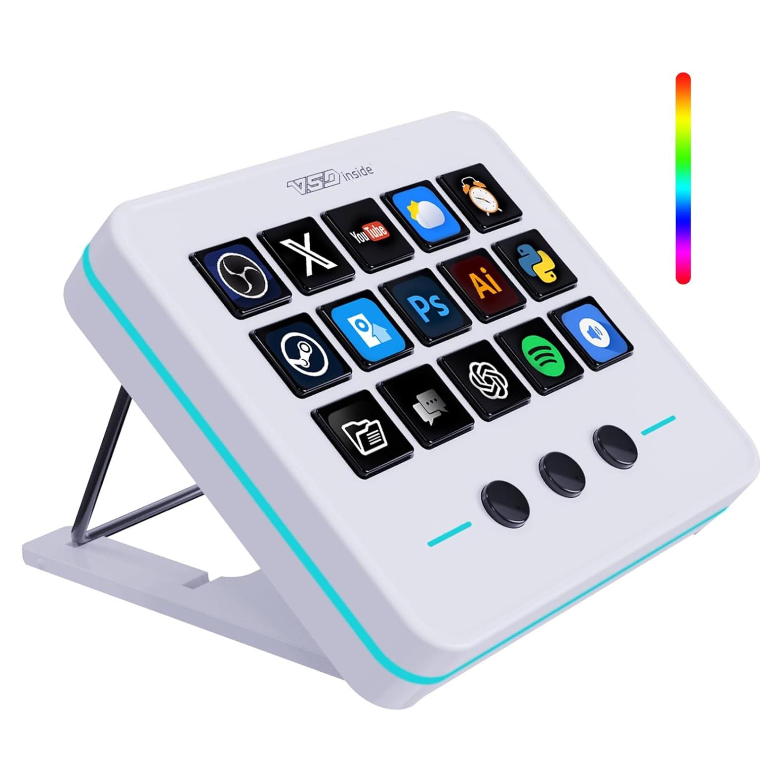 Teclado Macro VSDinside M18 USB con 18 Teclas Programables