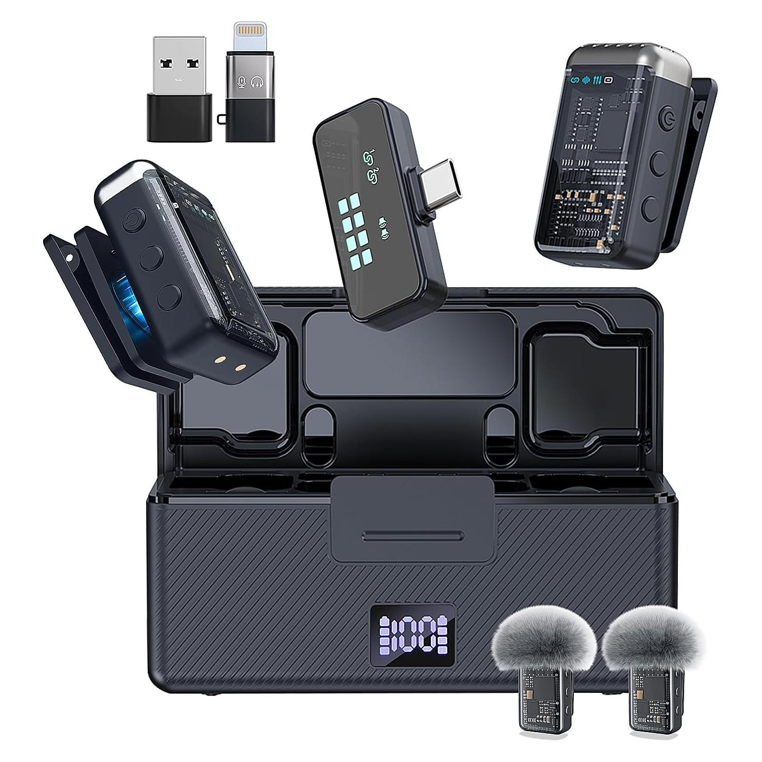 Micrófono Lavalier Inalámbrico Xlapo para iPhone y Android