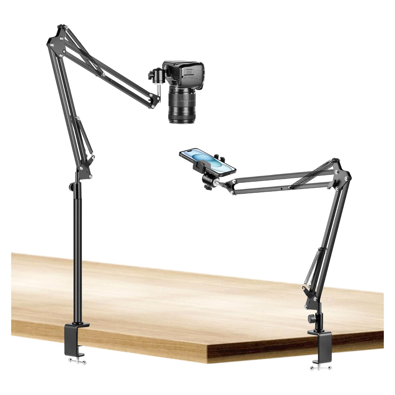 Soporte de Cámara de Escritorio Evekea DS03 360° Ajustable