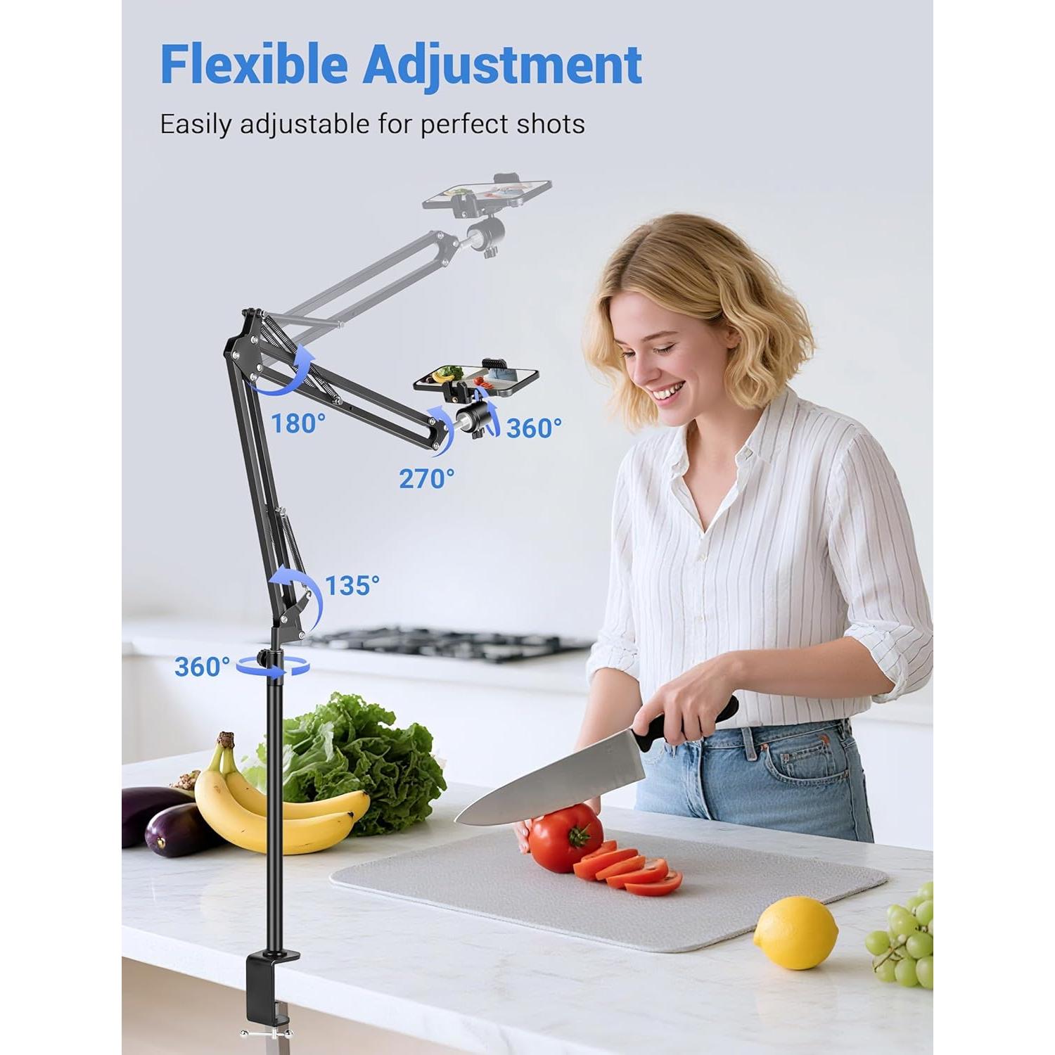 Soporte de Cámara de Escritorio Evekea DS03 360° Ajustable