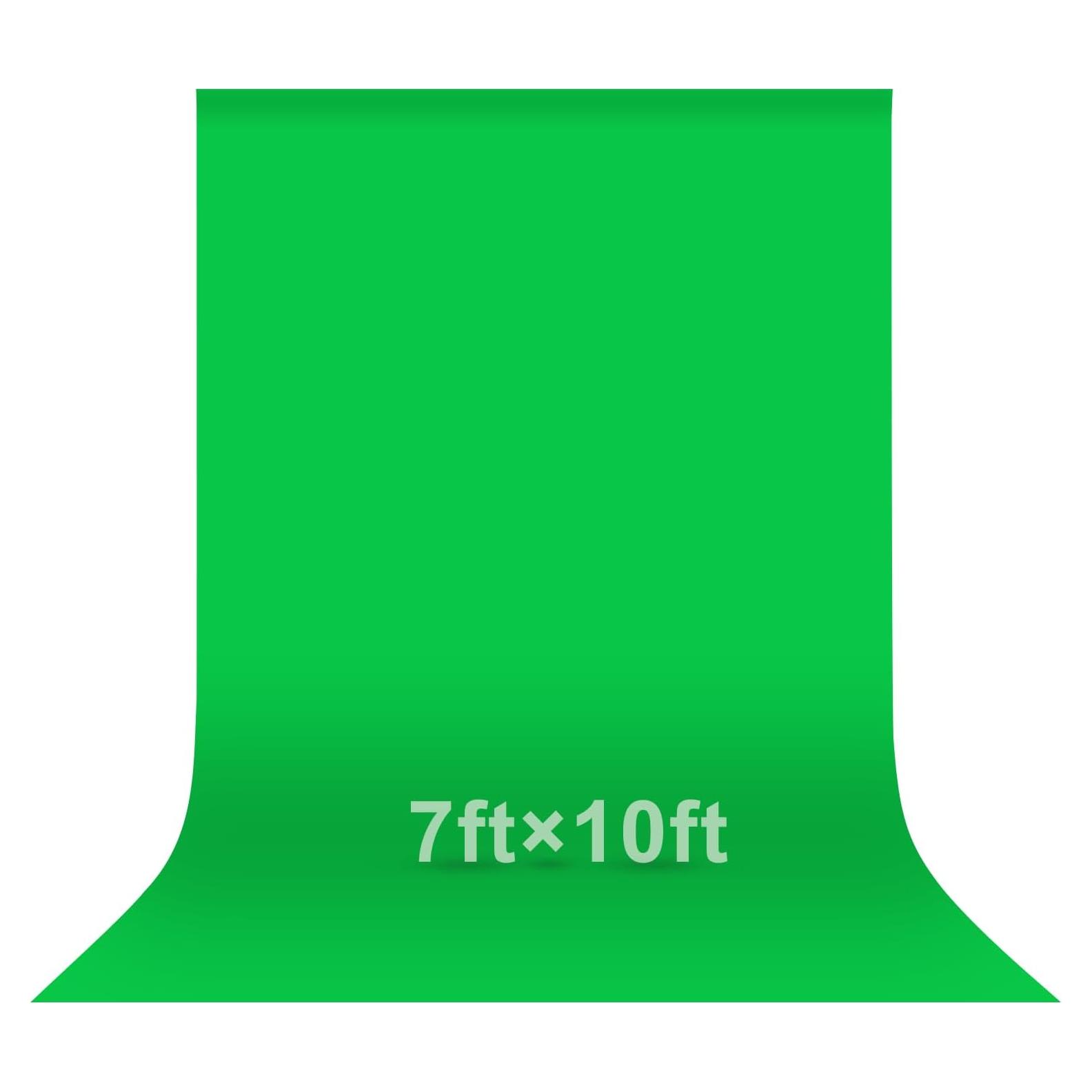 Fondo de Foto Verde EMART 2.13x3.05m Tela Chroma Key