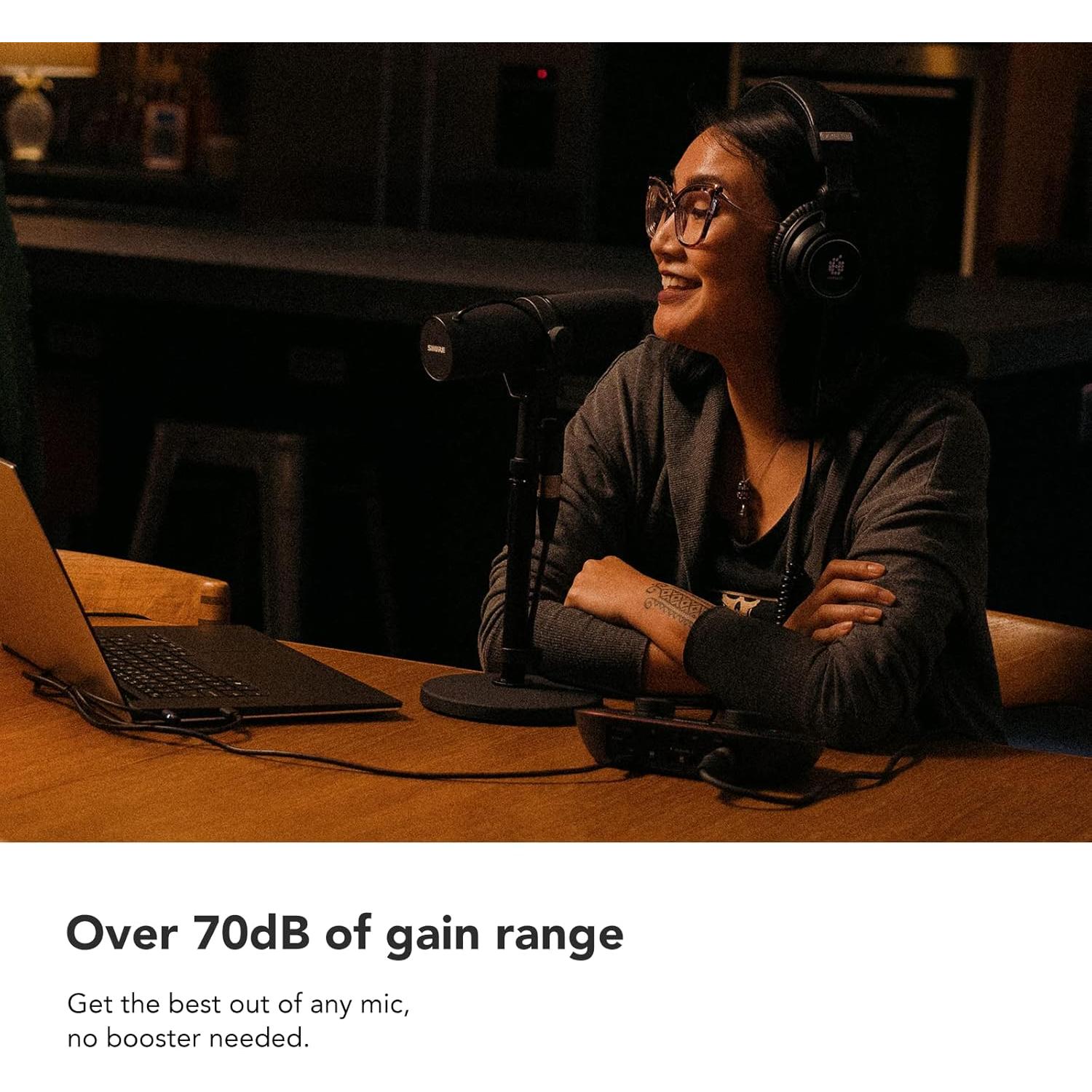 Focusrite Vocaster One - Interfaz de Podcasting USB-C