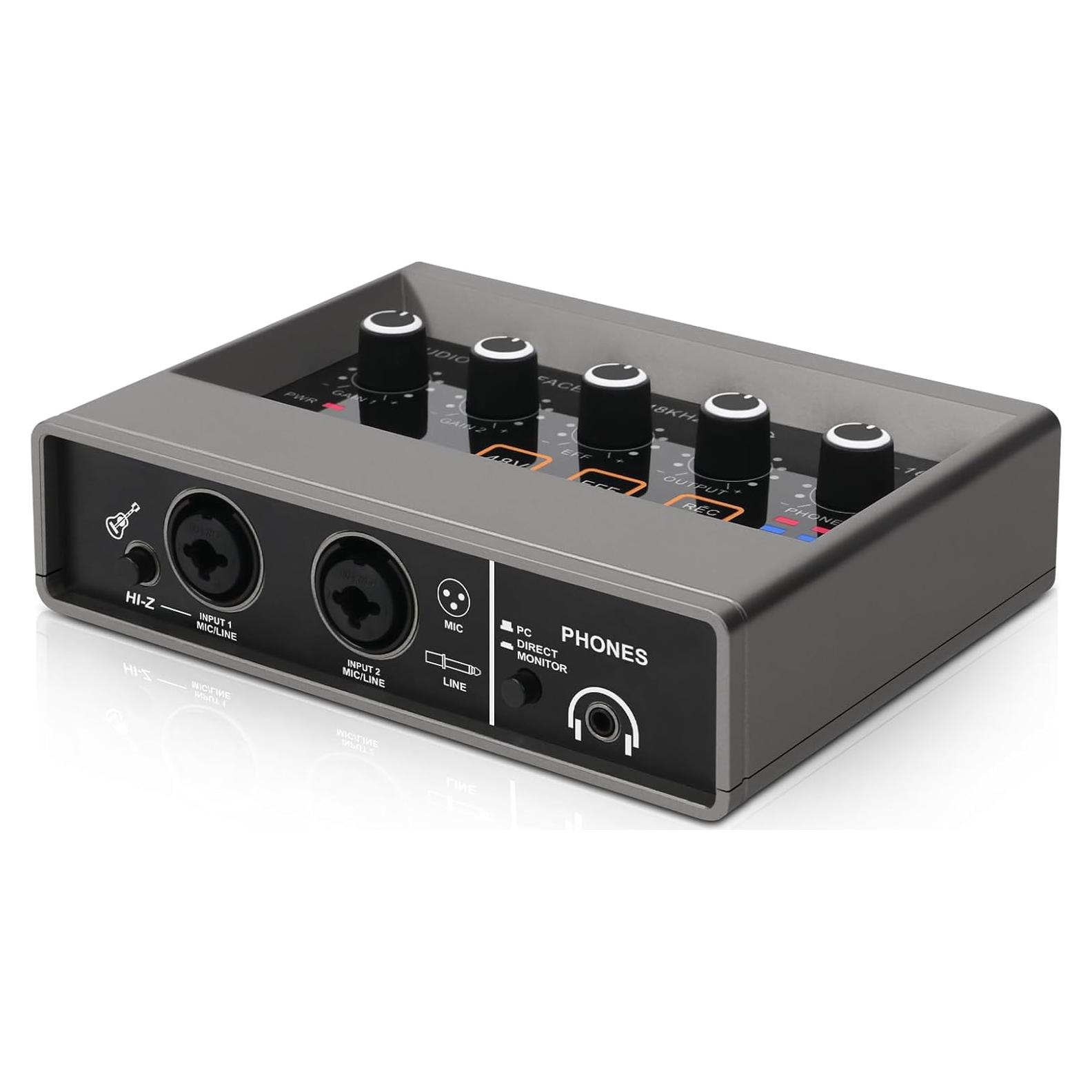 Interfaz de Audio USB Q-16 XTUGA 16 bit 48 kHz Phantom