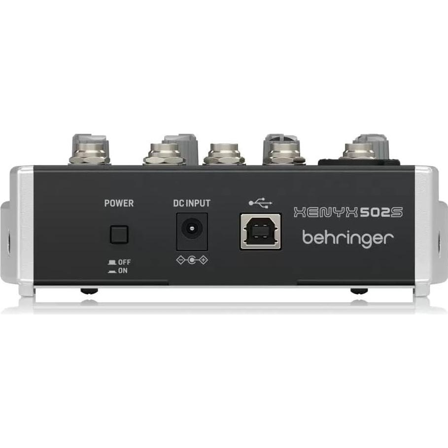 Mezclador Analógico Behringer XENYX 502S 5 Entradas USB