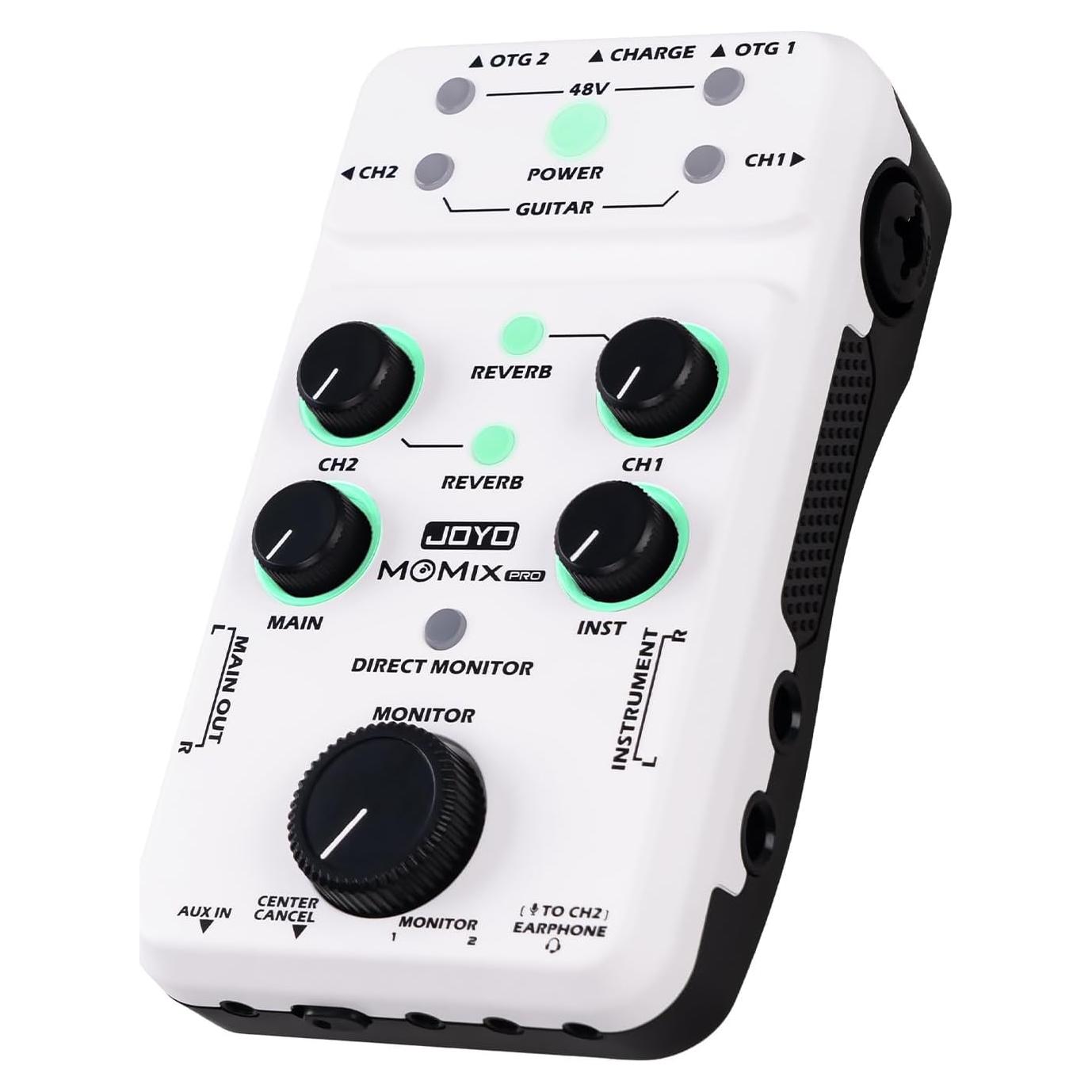 Mezclador de Audio JOYO MOMIX PRO USB Estéreo 48V Phantom