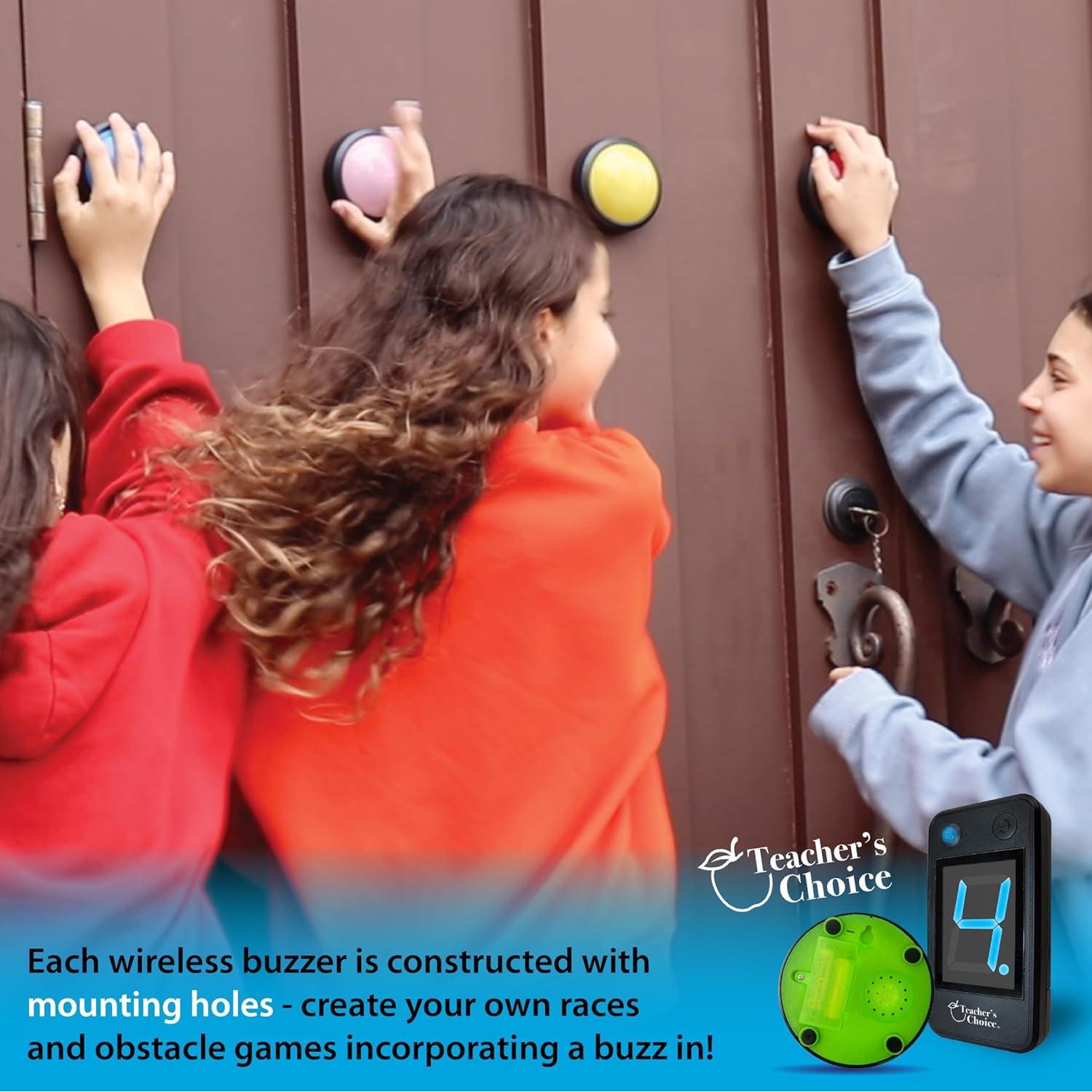 Sistema de Botones de Juego Inalámbrico Teacher's Choice 4 Jugadores