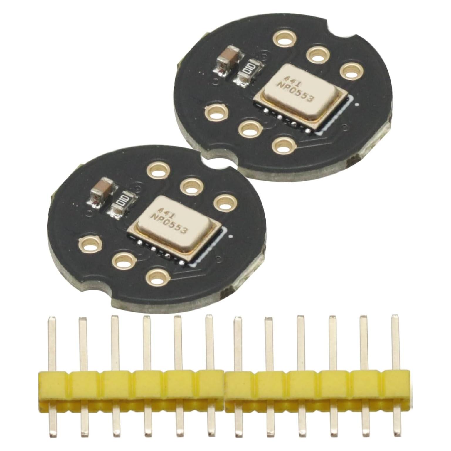 2 Pcs Micrófono Omnidireccional INMP441 MEMS I2S 24 bits