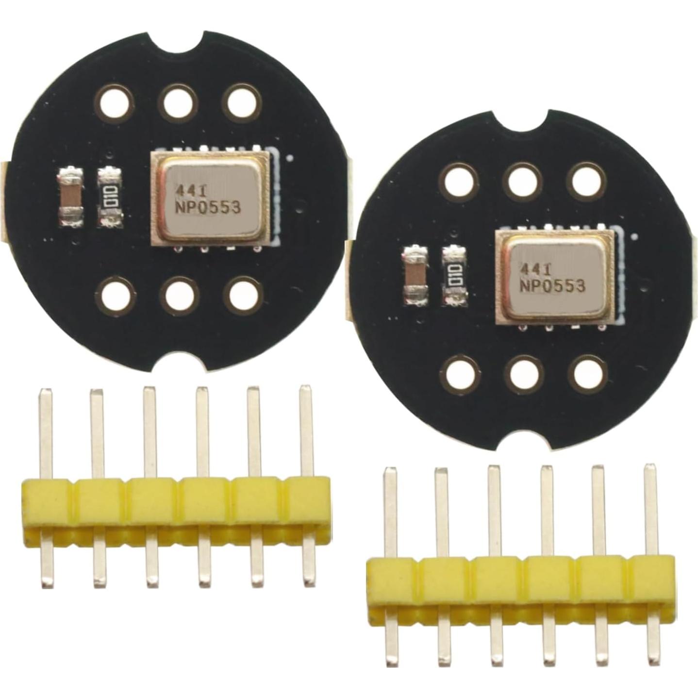 2 Pcs Micrófono Omnidireccional INMP441 MEMS I2S 24 bits