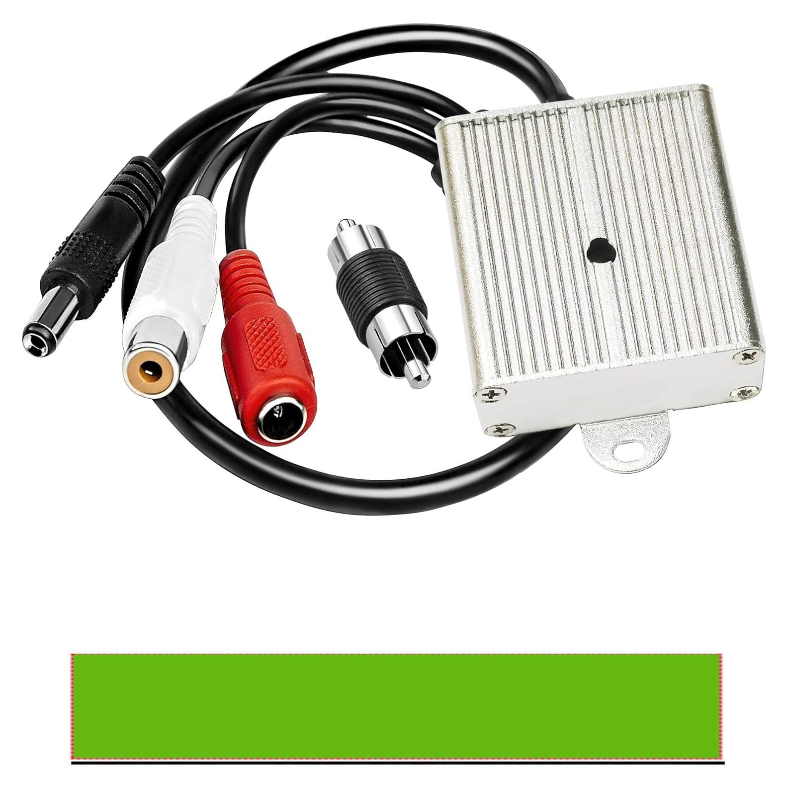 Micrófono de Vigilancia CCTV Tiny DVR Exterior Metal 67.8g