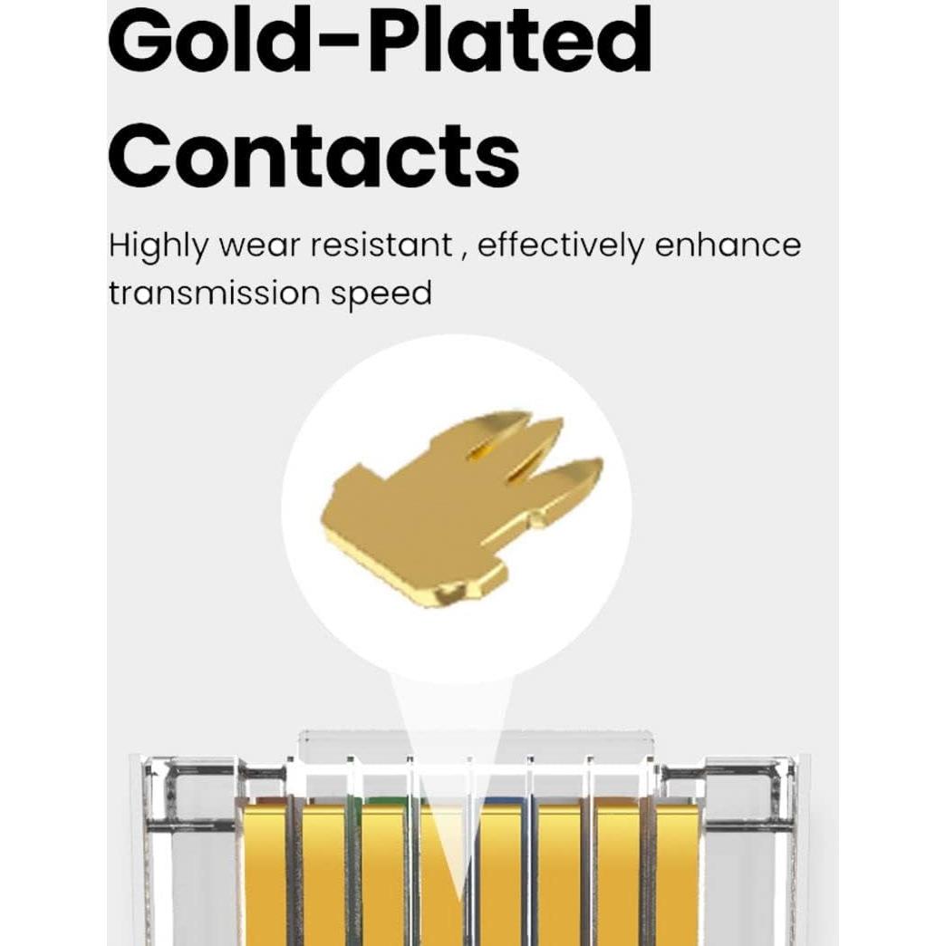 Cable Ethernet RJ45 Cat6 Chenyang 5.0M Alta Velocidad 1000Mbps