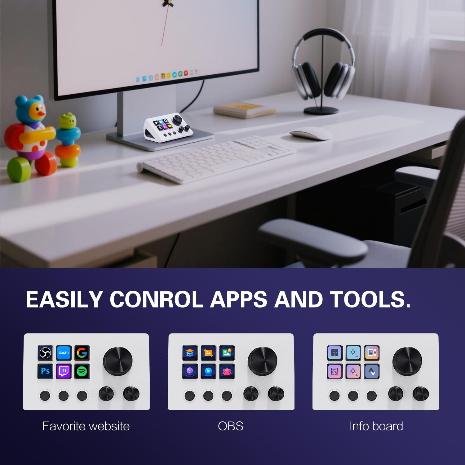 Controlador de Transmisión TreasLin N3 con 12 Teclas Macro USB-C