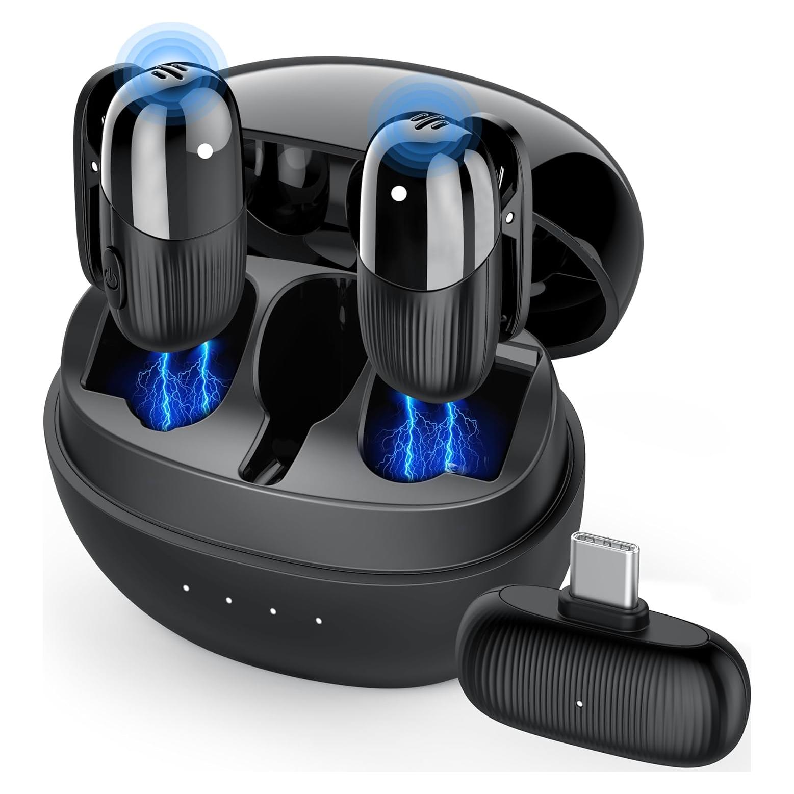 Micrófono Lavalier Inalámbrico VEZQUA con Cancelación de Ruido