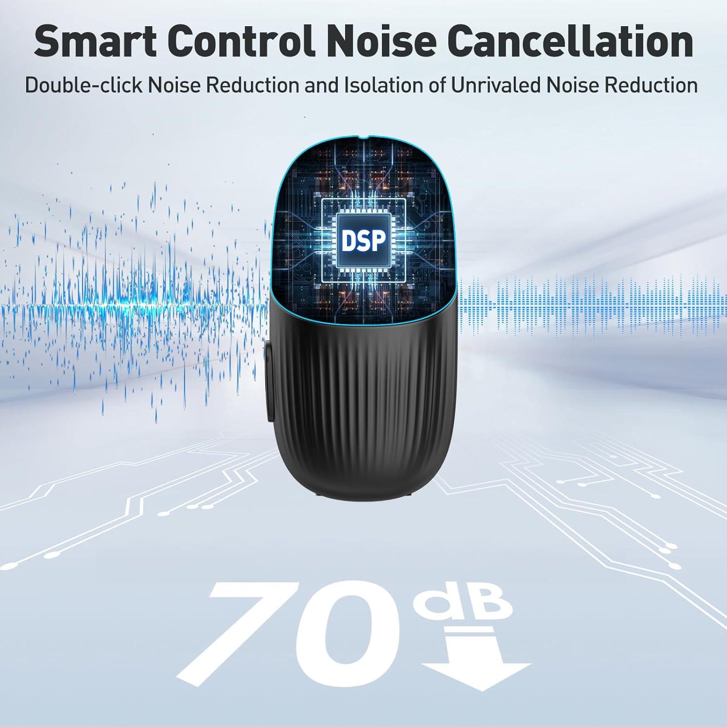 Micrófono Lavalier Inalámbrico VEZQUA con Cancelación de Ruido