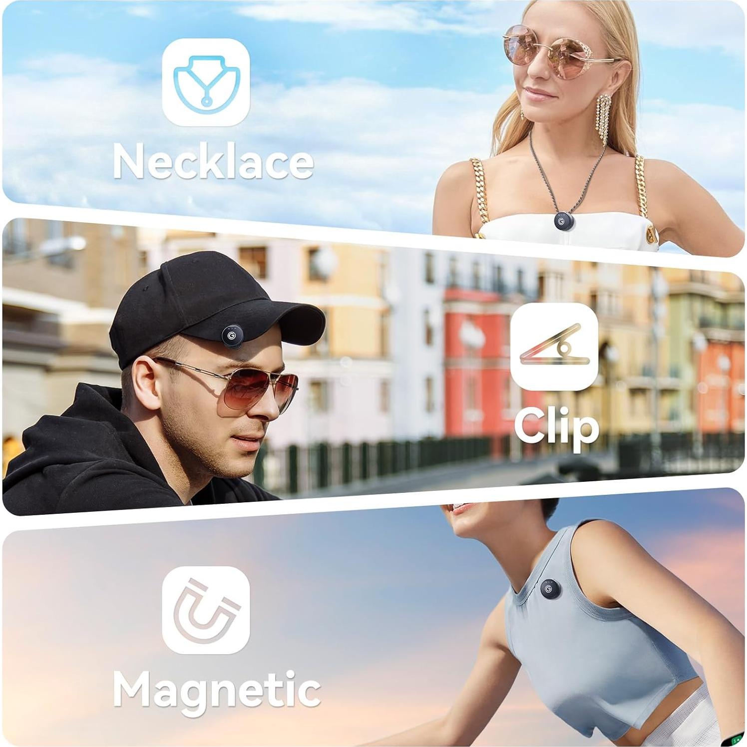 Micrófono Lavalier Inalámbrico Gamiity 35H USB-C y Lightning