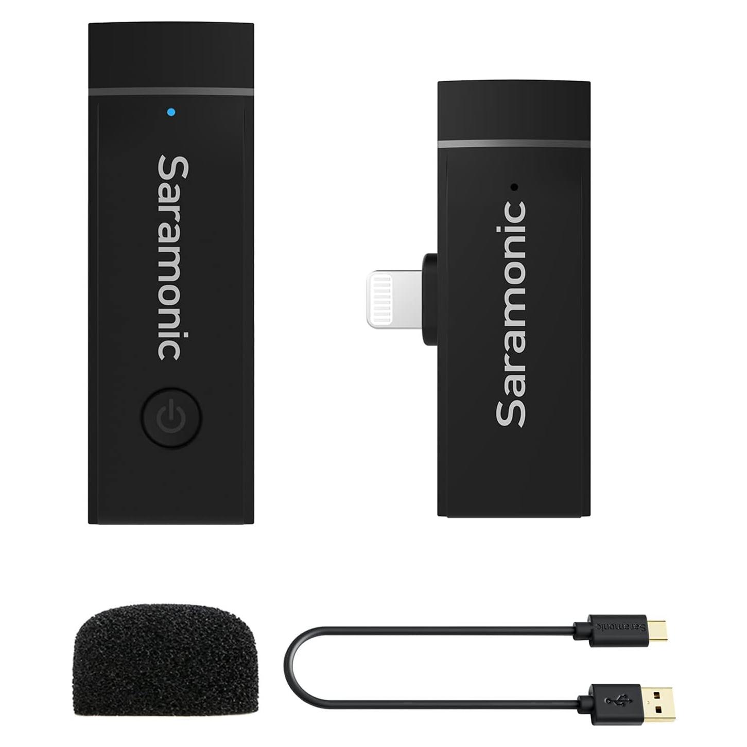 Micrófono Lavalier Inalámbrico Saramonic Lightning 10H