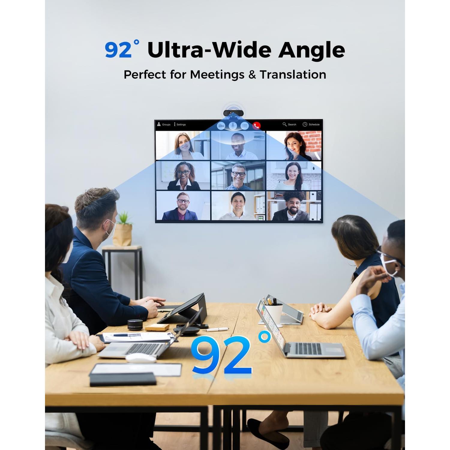 Cámara Web 1080P Edew con Micrófono y Corrección de Luz