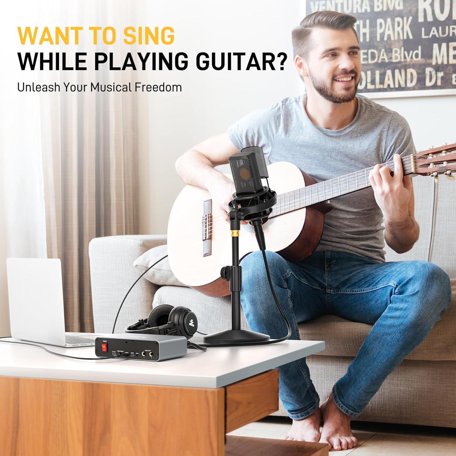 Interfaz de audio USB Maono PS22 24bit/192kHz para PC