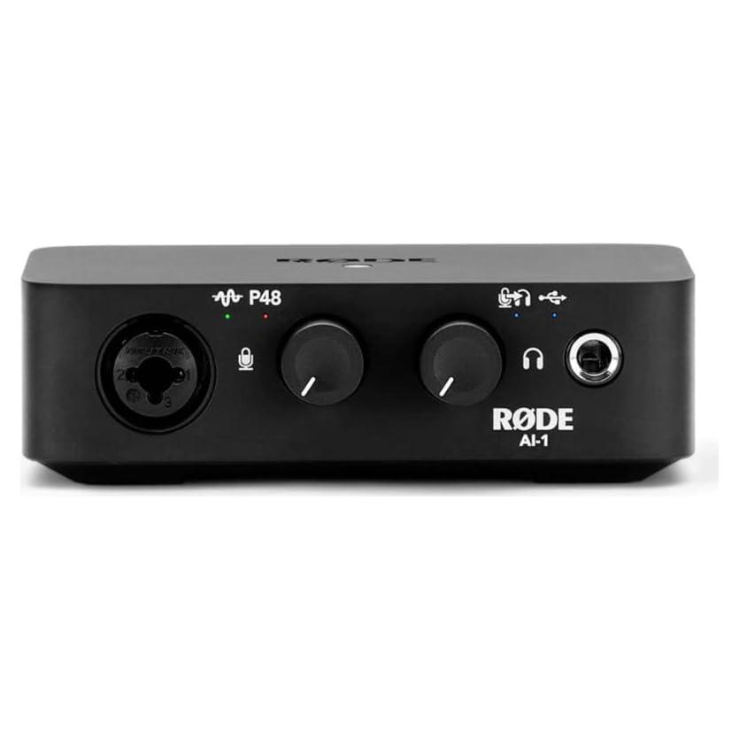 Interfaz de Audio USB Rode AI-1, Conectividad Phantom, 178x76mm