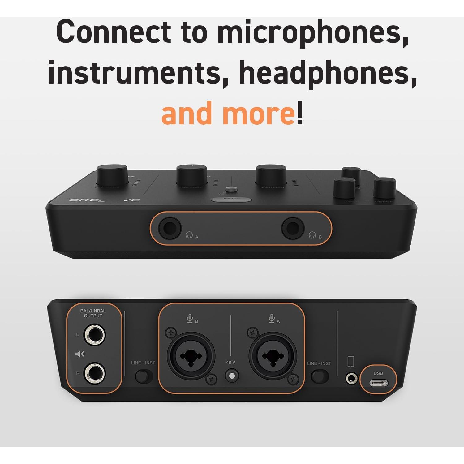 Interfaz de Audio USB Creative Live! A3 24-bit 96kHz Monitoreo Directo