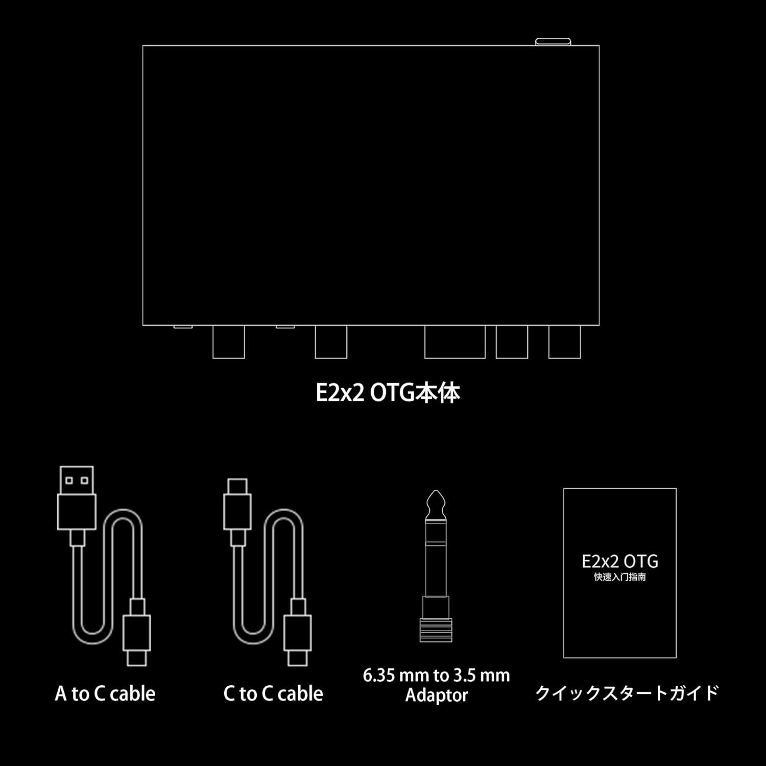 Interfaz de Audio USB Topping E2x2 OTG 192kHz/24bit - Preamplificador y Amplificador