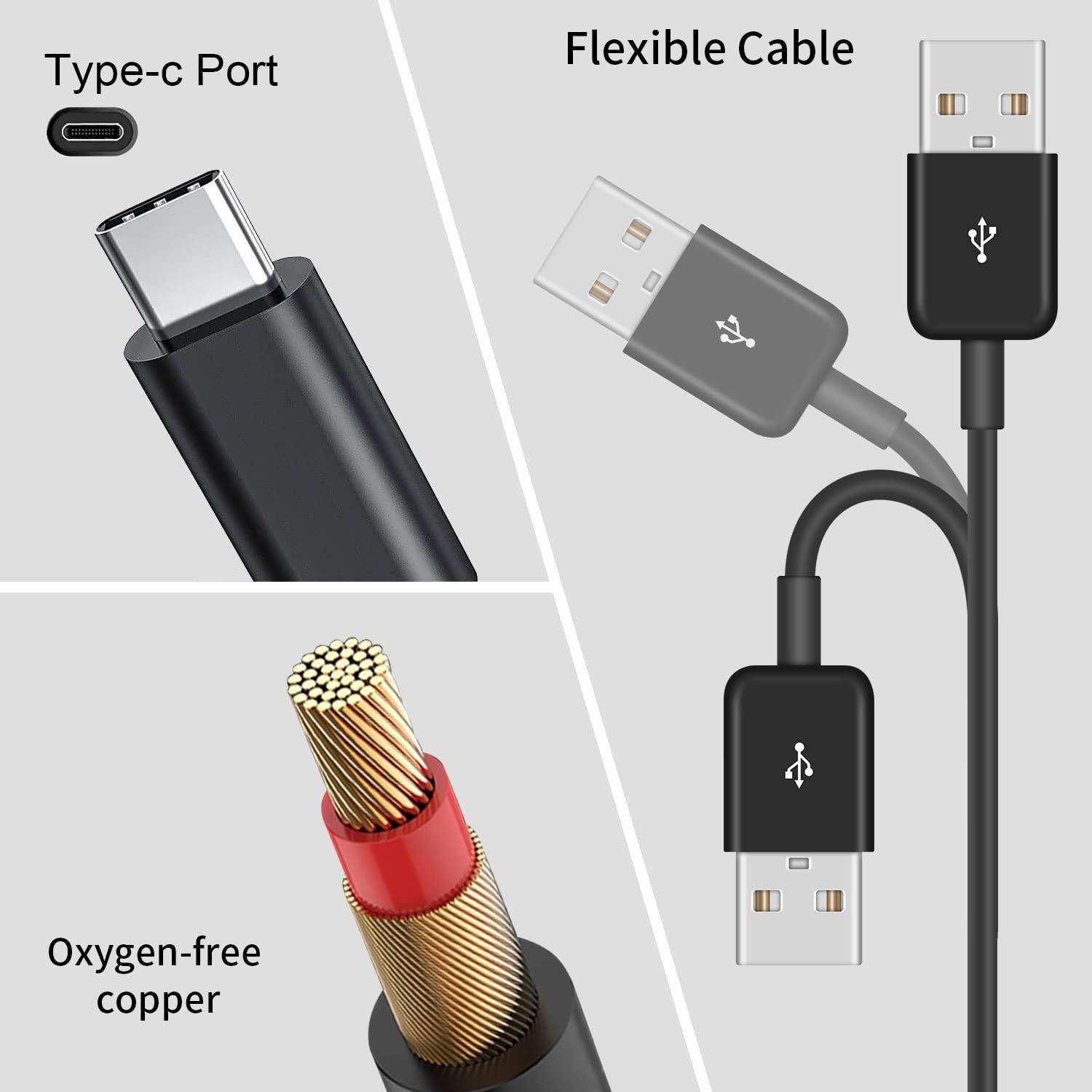 Cable USB C 1.5m + Cargador Pared para Linternas Goreit